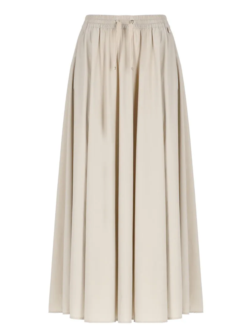 Jupe Longue Fluide Beige