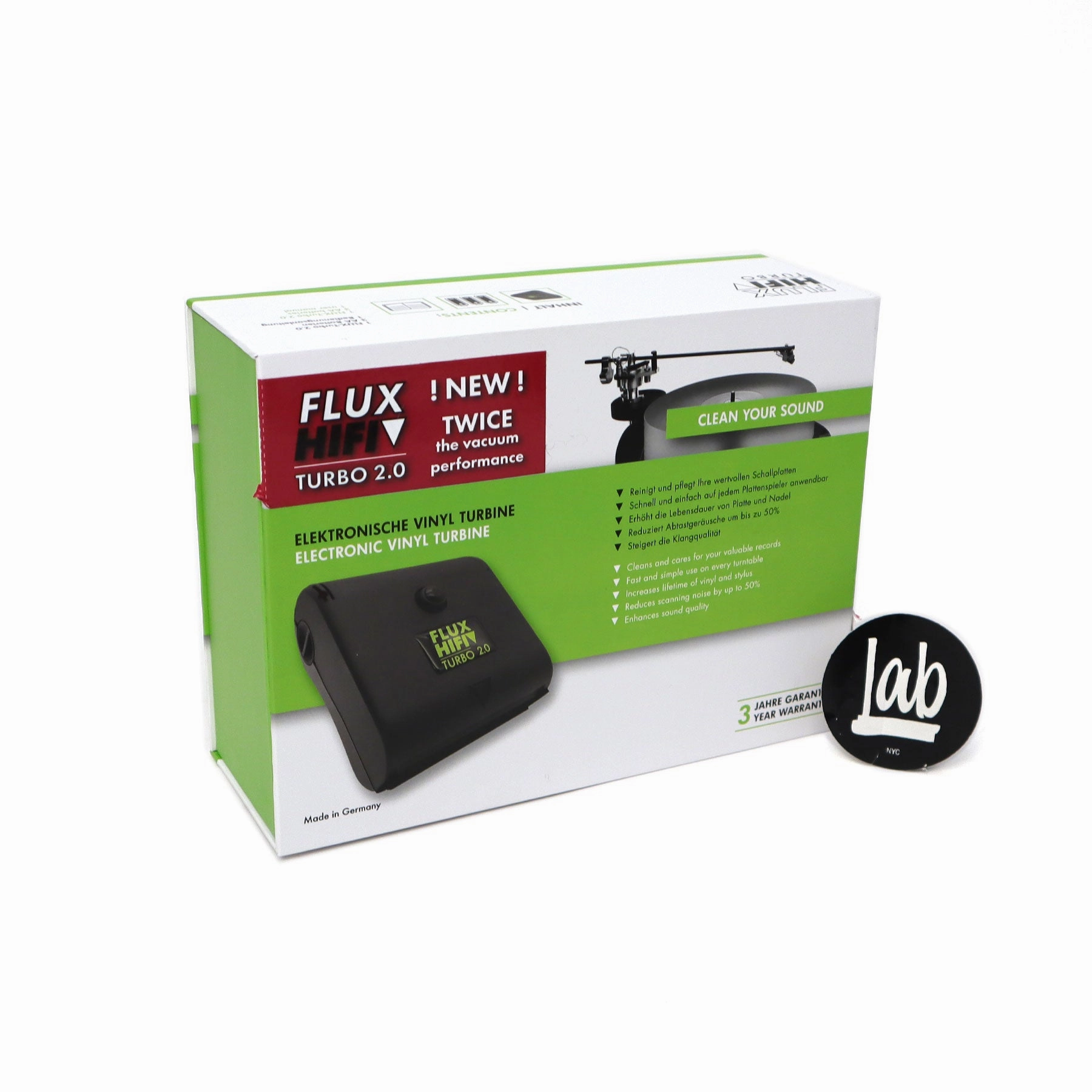 Flux Hifi: Turbo 2.0 Record Vacuum Cleaner   Brush