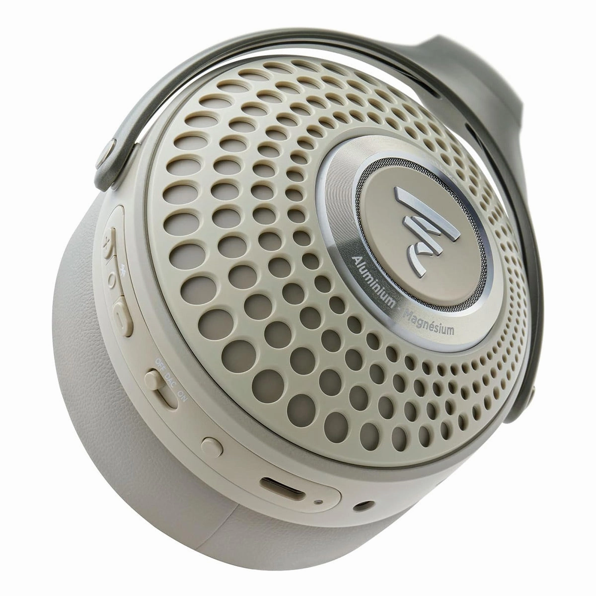 Focal Bathys Over-Ear Hi-Fi Bluetooth Wireless Headphones with Active Noise Cancelation (Dune)