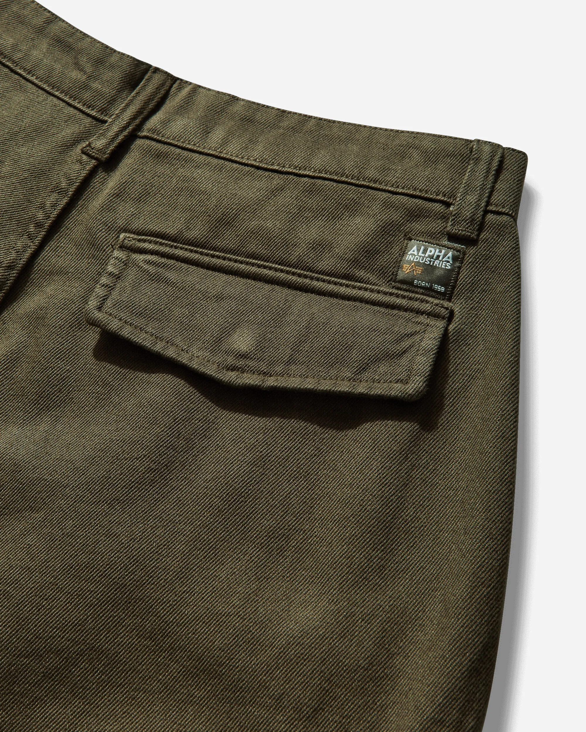 Elastic Rib Binding Comfortable Ratios Men'S Aircraft Pants Dark Olive