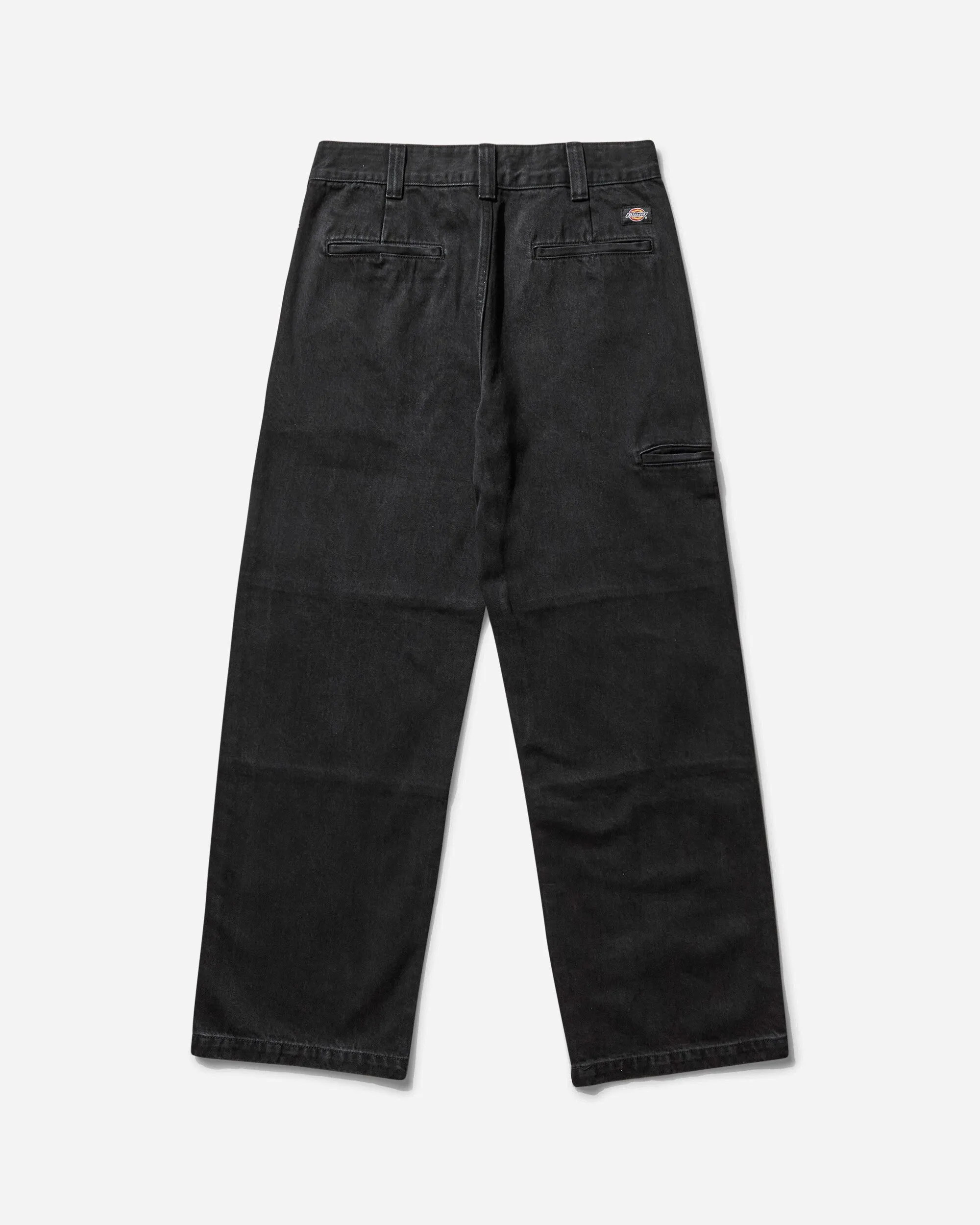 Men'S Dickies Stitch Pants Black Lightweight Sleeve Reinforced Seams Design