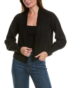 Cardigan en laine tressée et mélange cachemire Forte