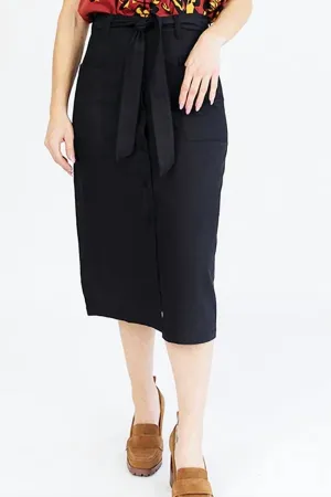 Jupe en Jean Frances en Noir