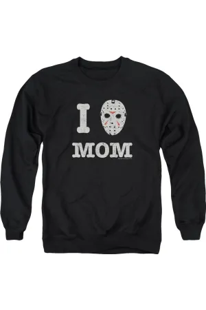 Pull à capuche adulte Friday The 13th Mommas Boy