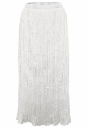 Jupe Fulton Broomstick en Beige et Blanc