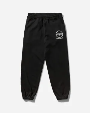 Windproof Waist Machine - Washable Material Men'S Basic Logo Sweatpants Black