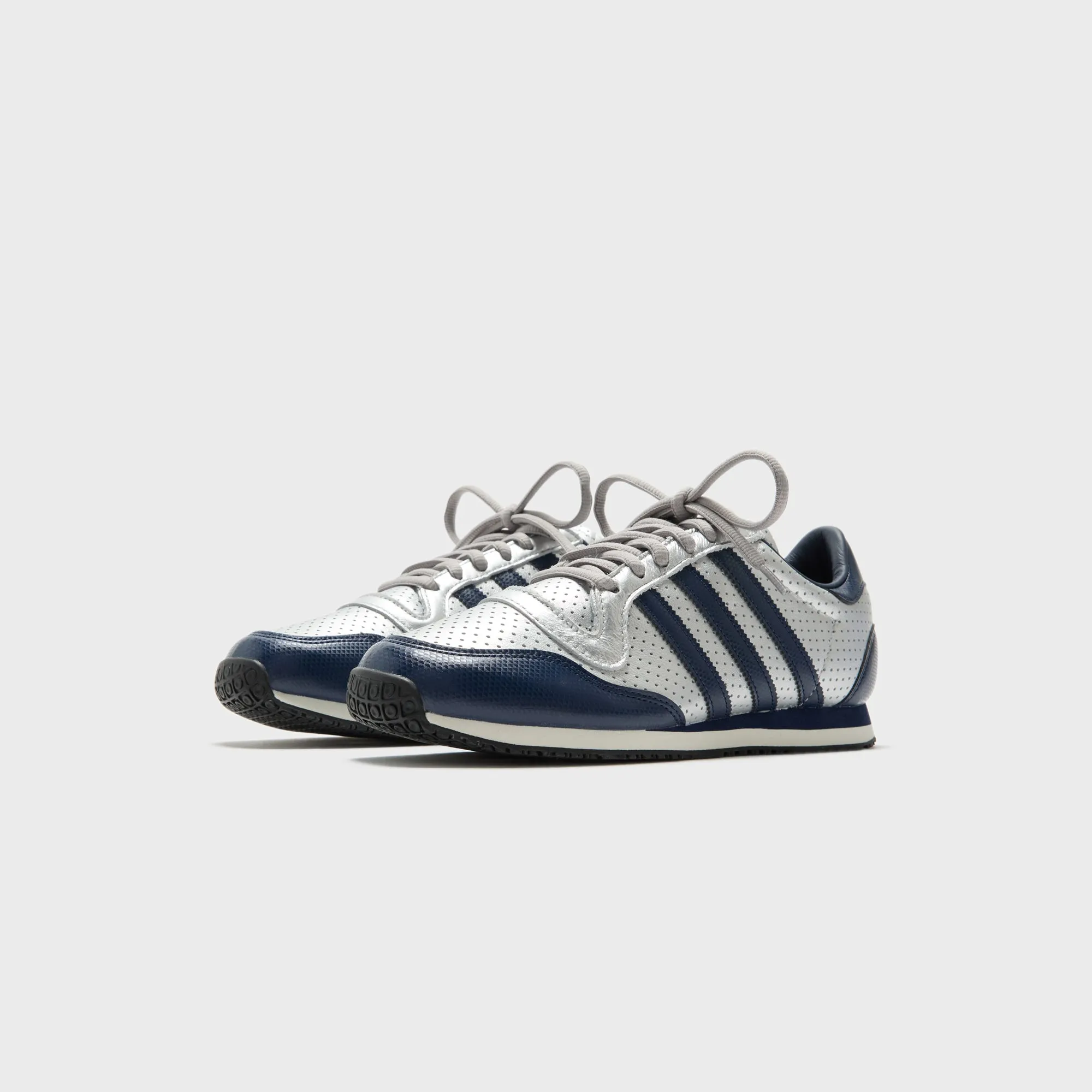 Self-Manufactured Adidas Galaxy Og - Silver Metallic / Night Indigo / Off White