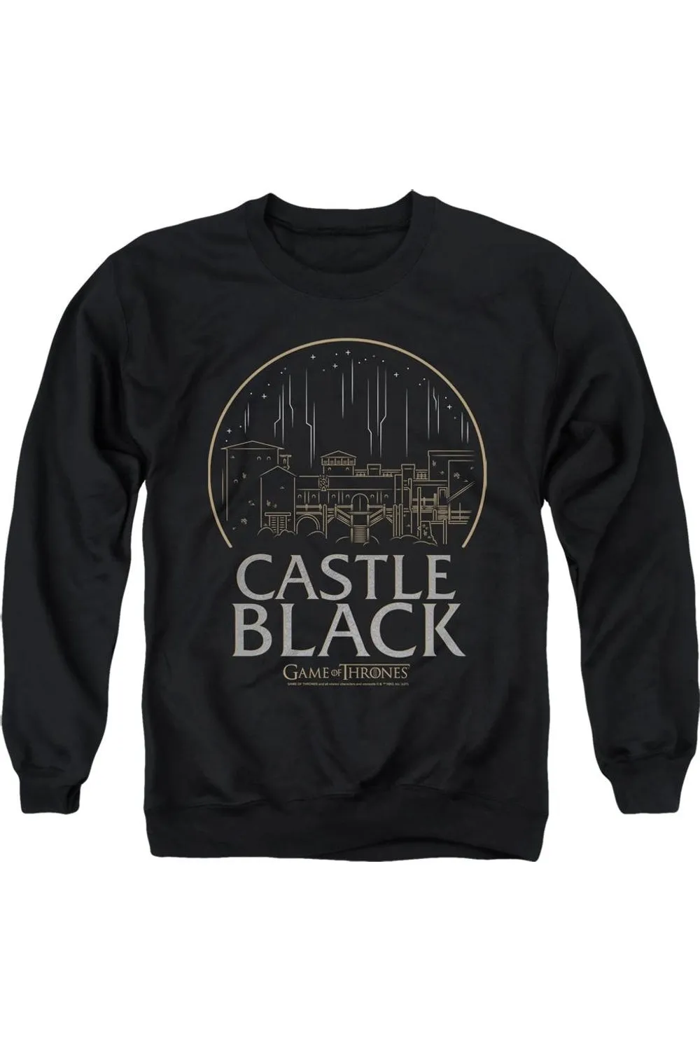 Sweat à capuche adulte Château Noir - Game Of Thrones