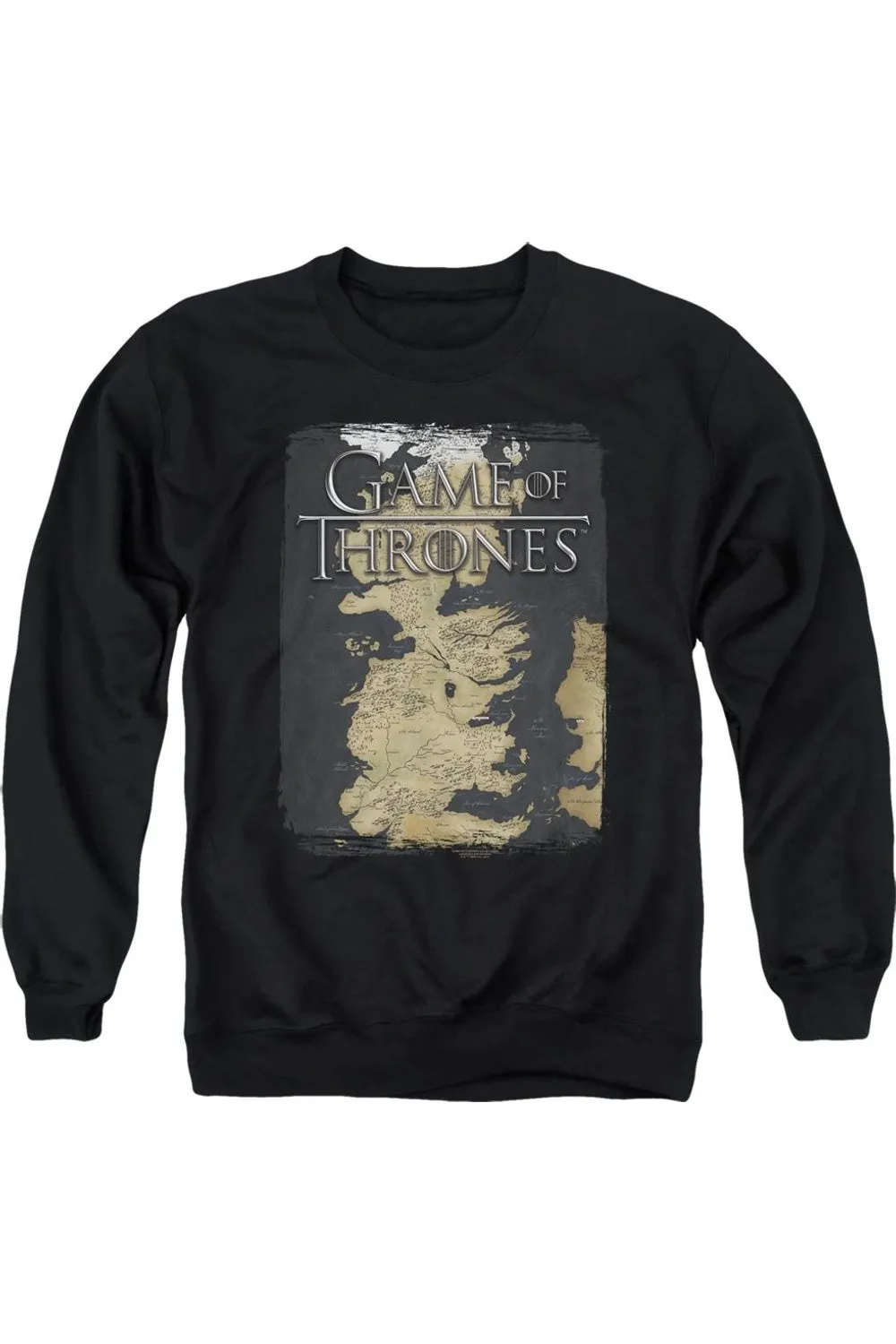 Pull à capuche adulte avec carte de la série Game Of Thrones