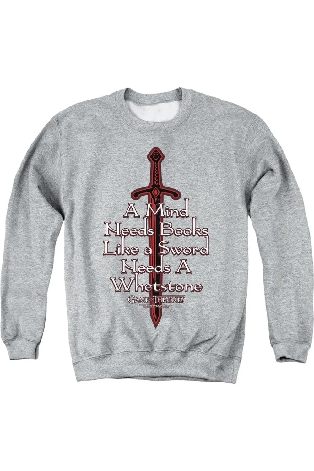 Game Of Thrones L'Esprit a Besoin de Livres Sweat à Capuche Adulte