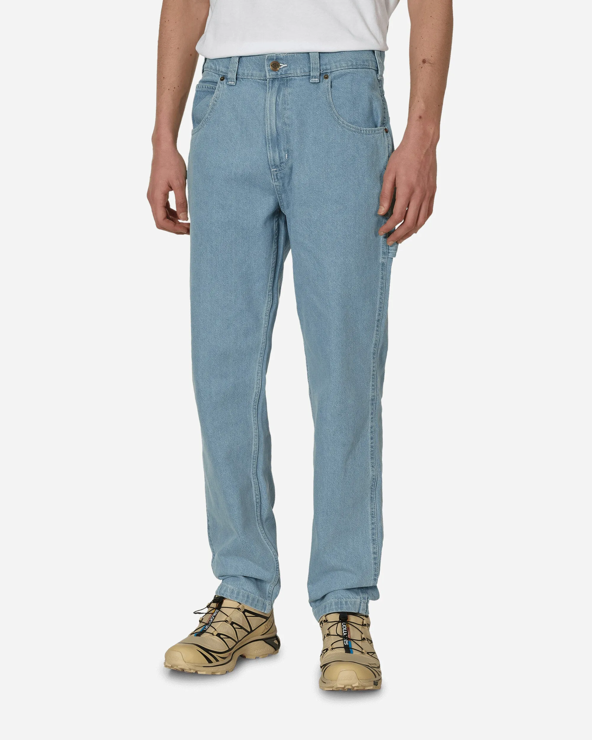 Garyville Denim Pants Vintage Blue Sustainable Strap Comfort Zone Design