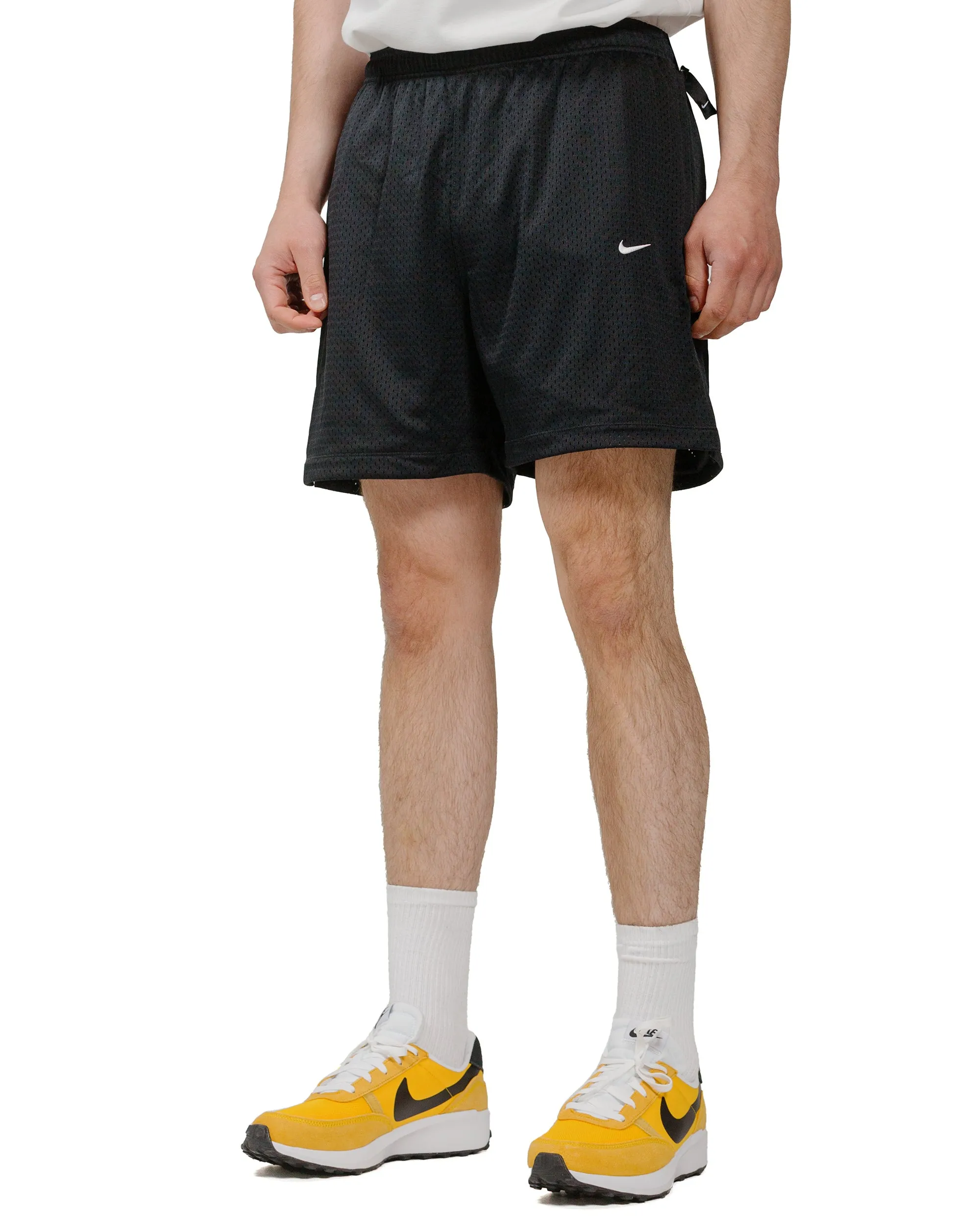 Nike Sportswear Swoosh Mesh Shorts Black Binding Foot
