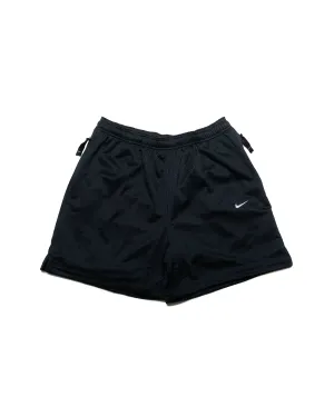 Nike Sportswear Swoosh Mesh Shorts Black Woven Texture Feature Comfortable Drawstrings