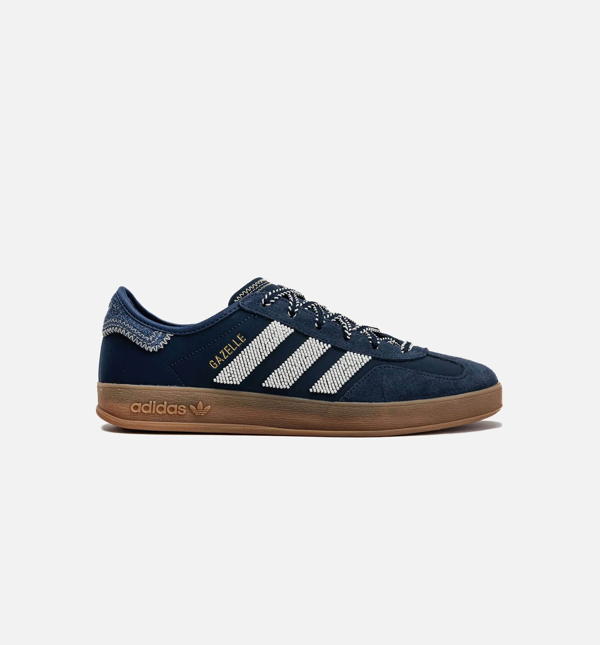 Gazelle Clot Mens Lifestyle Shoe - Navy/Gum Comfort Products Wood Slippers