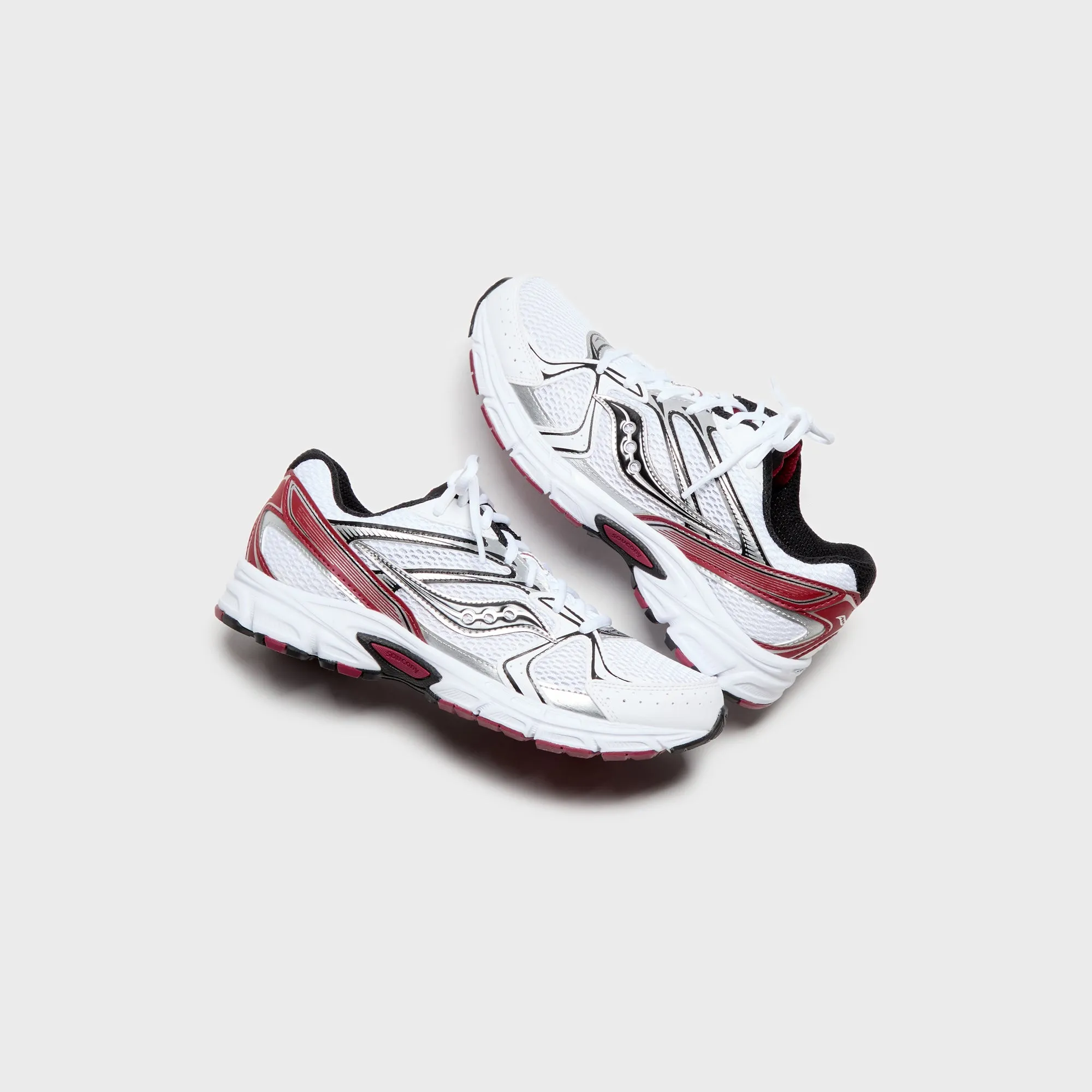 Vibrant Color Saucony Ride Millennium - White / Red