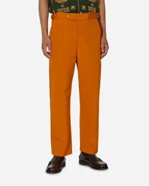 Loose Corduroy Brand Service Strategy Ginger Faille Trousers Orange