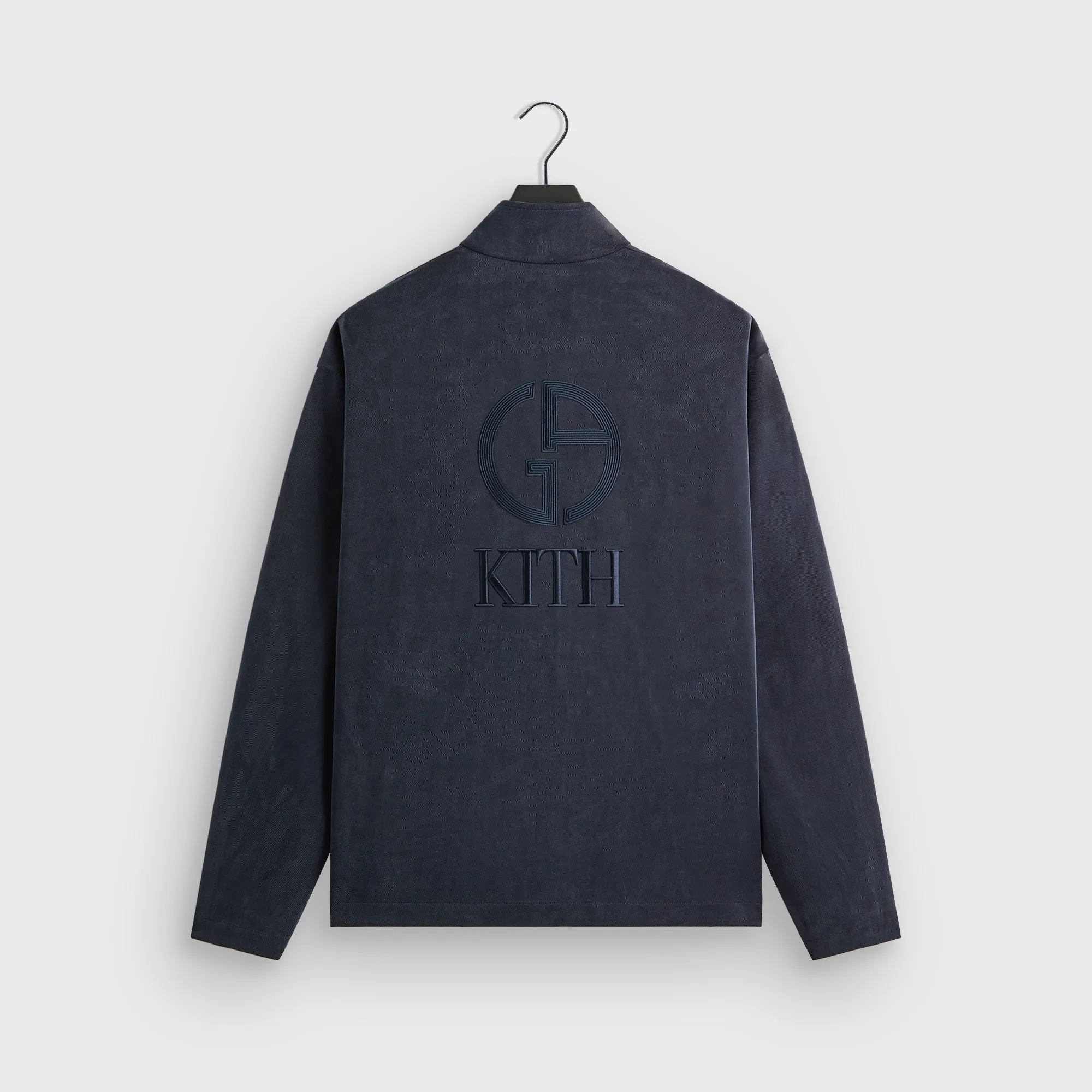 Giorgio Armani & Kith Ali Track Jacket - Nocturnal Soft Sleeve Breathable Waist