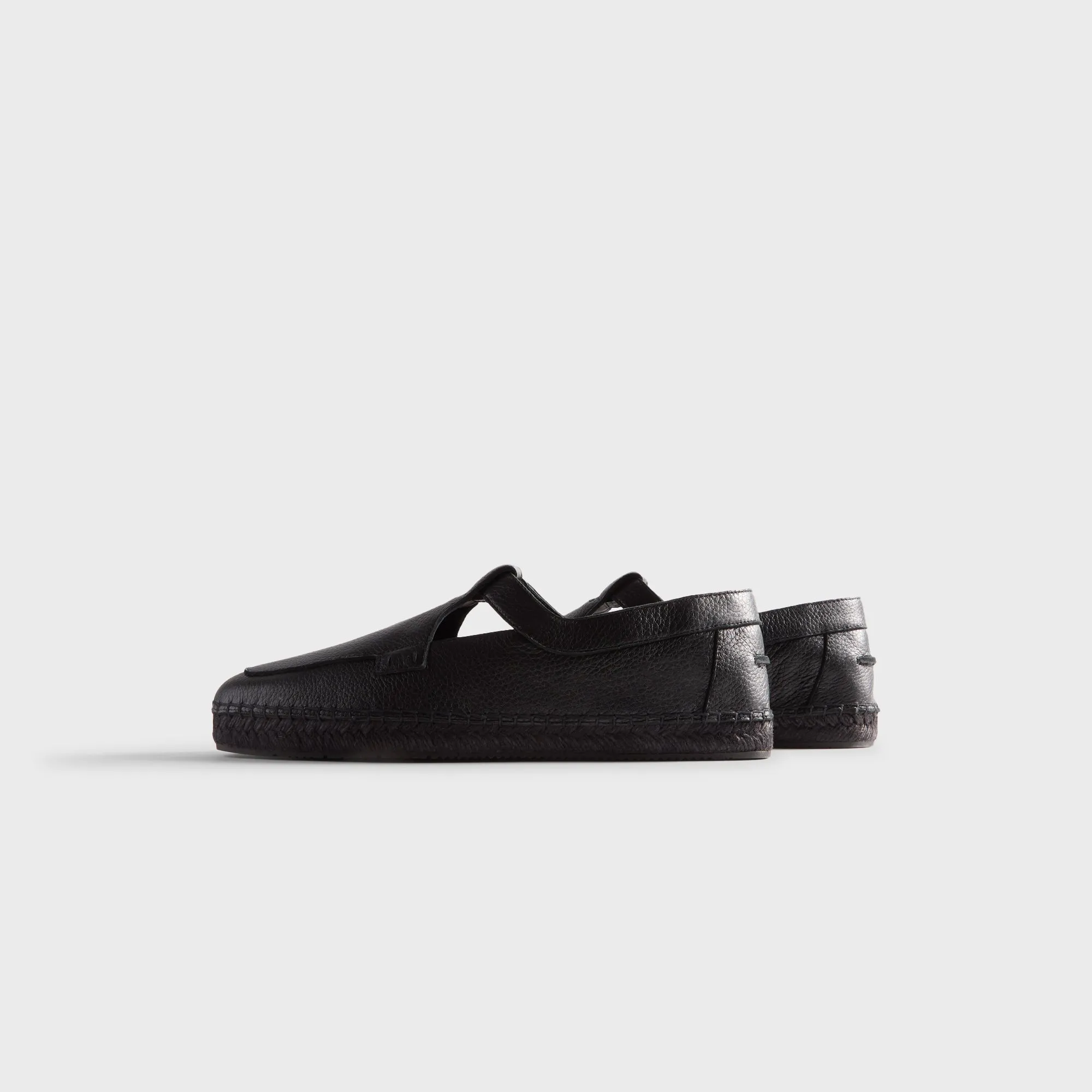 Giorgio Armani & Kith Espadrilla - Deer Black Comfortable Midsole Pad Pad Removable Insole Technology