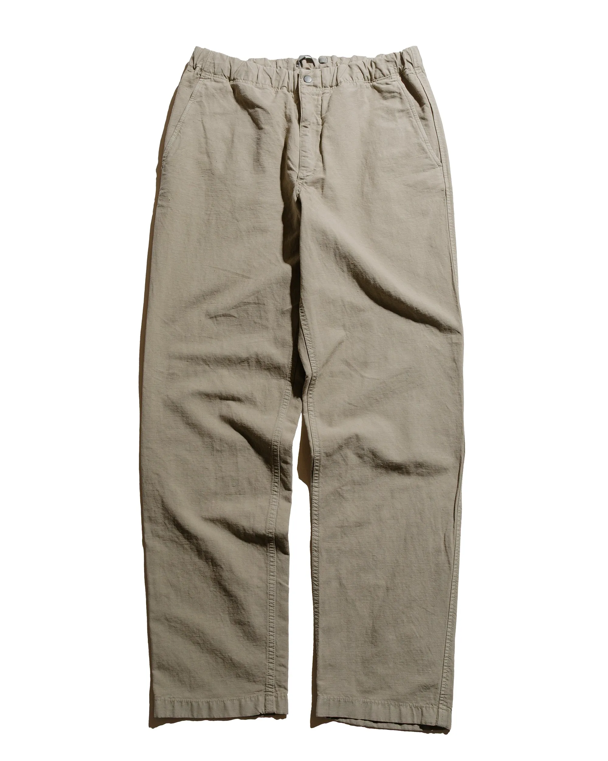 Norse Projects Ezra Relaxed Cotton Linen Trouser Clay "Waterproof Seam Attainable