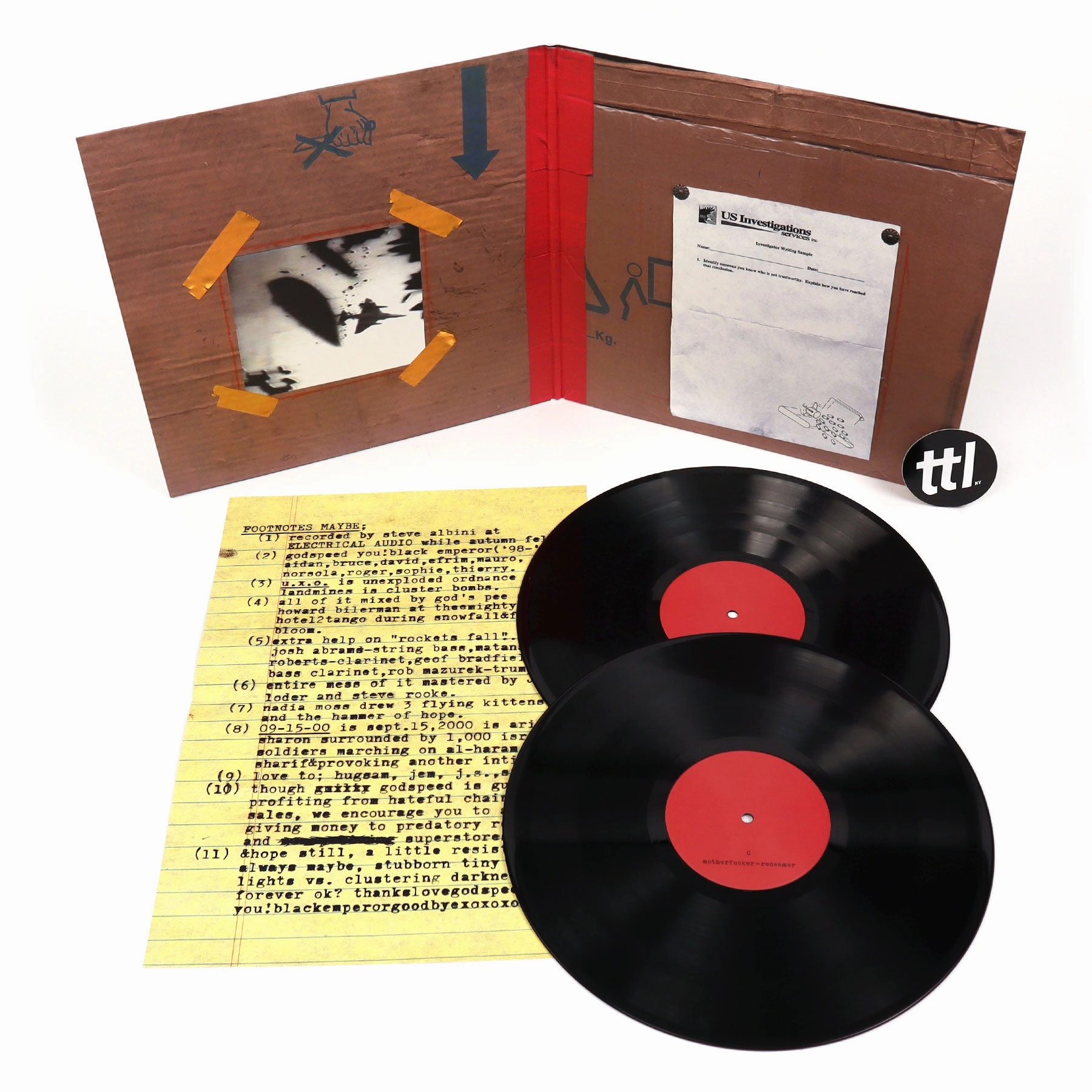 Godspeed You! Black Emperor: Yanqui U.X.O. (180g) Vinyl 2LP