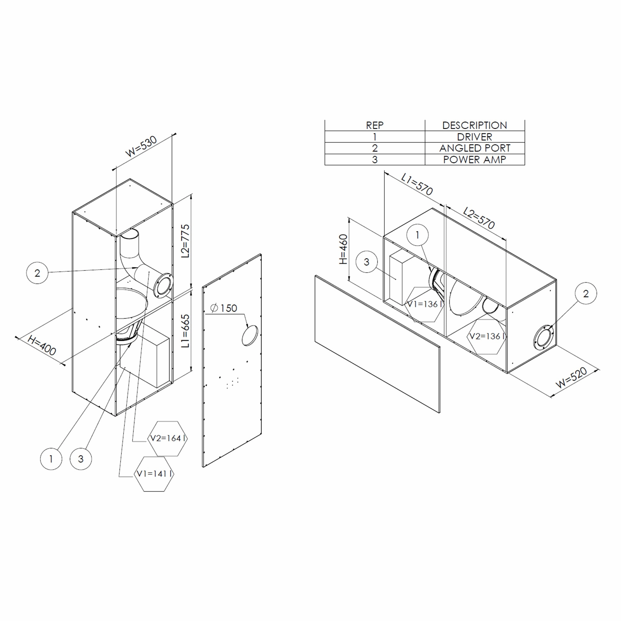 Goldmund LOGOS 3A KIT Infrasonic Subwoofer Kit