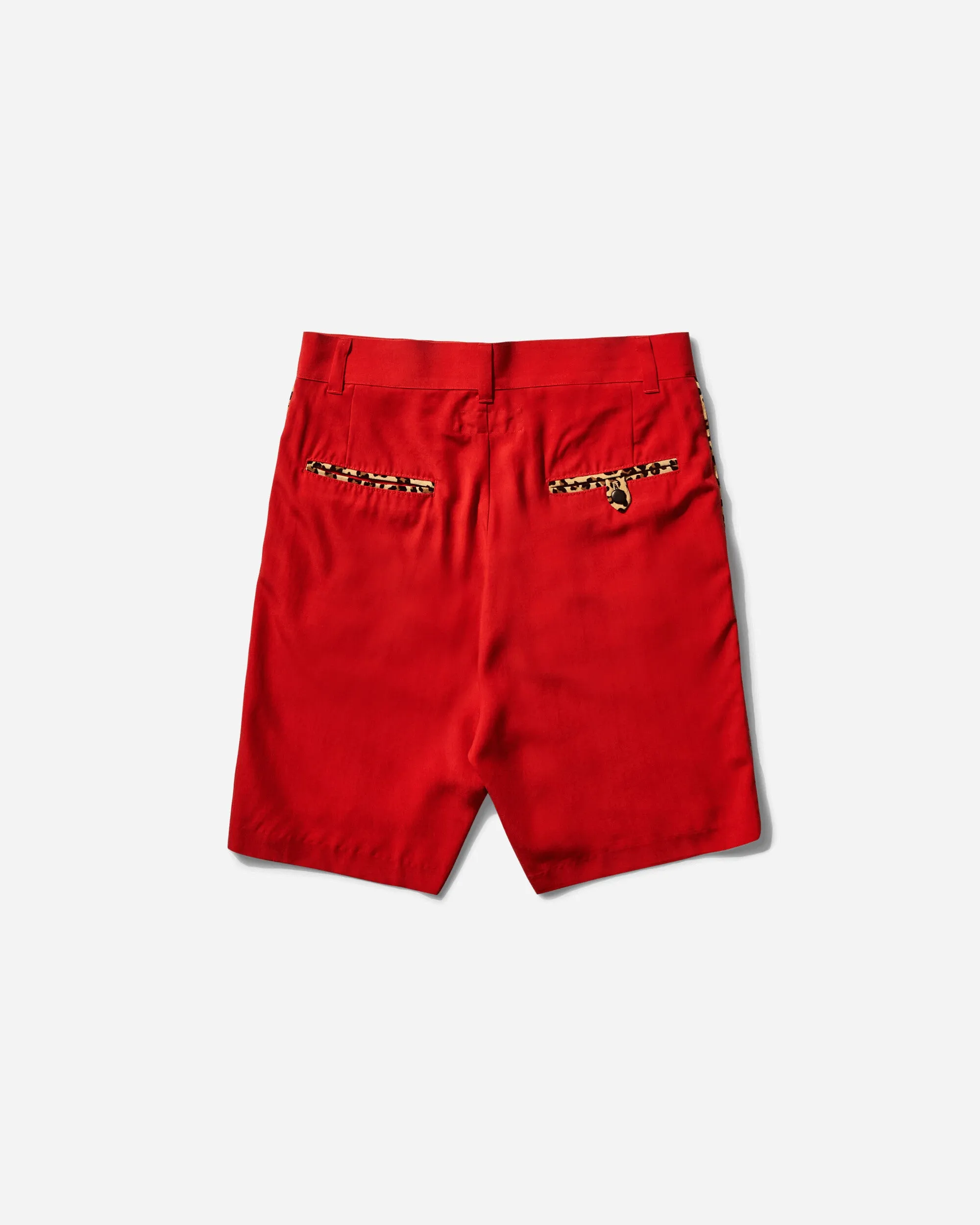 Men'S 50'S Shorts (Type-2) Red Space - Dyed