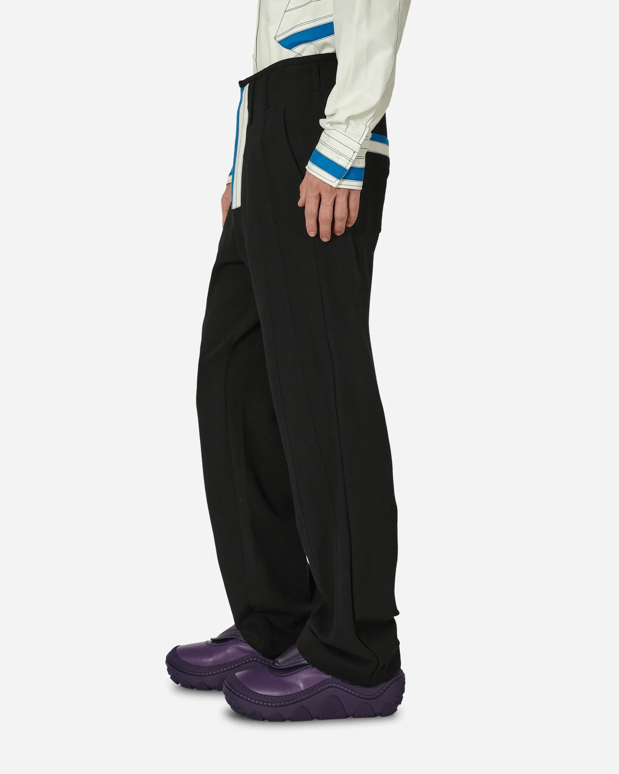 Diotima Trousers Black Natural Bamboo Blend