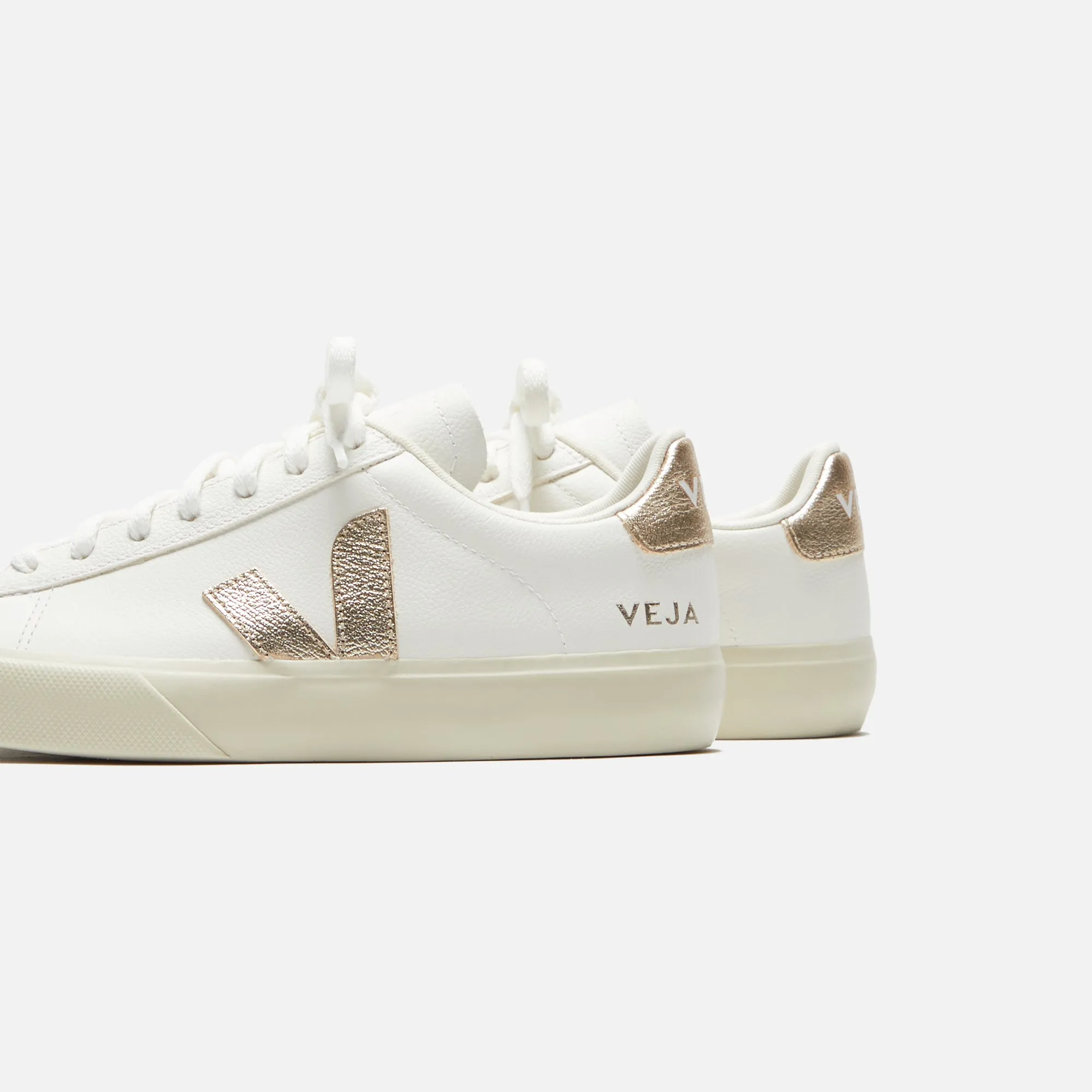 Tough Outsole Quality Veja Wmns Campo Canvas - Extra White / Platine