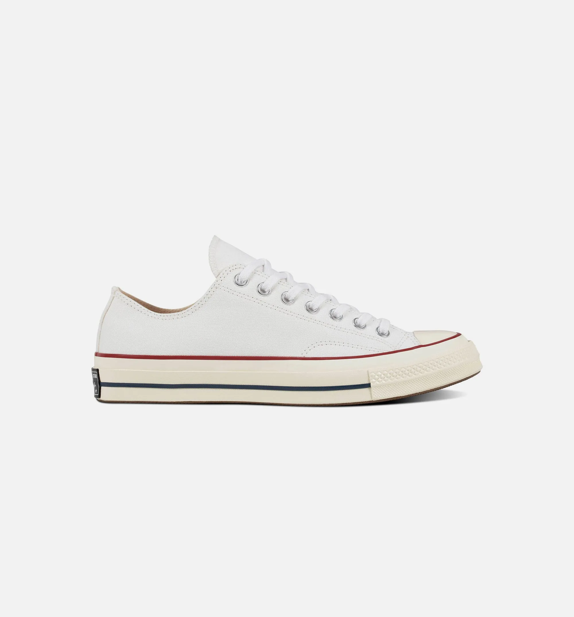 Chuck 70 Ox Low Top Mens Lifestyle Shoe - White/Garnet/Egret Adjustable Strapping Treatment