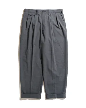 Arcade Anti - Mammal Beams Plus 2Pleats Wool Tropical Grey