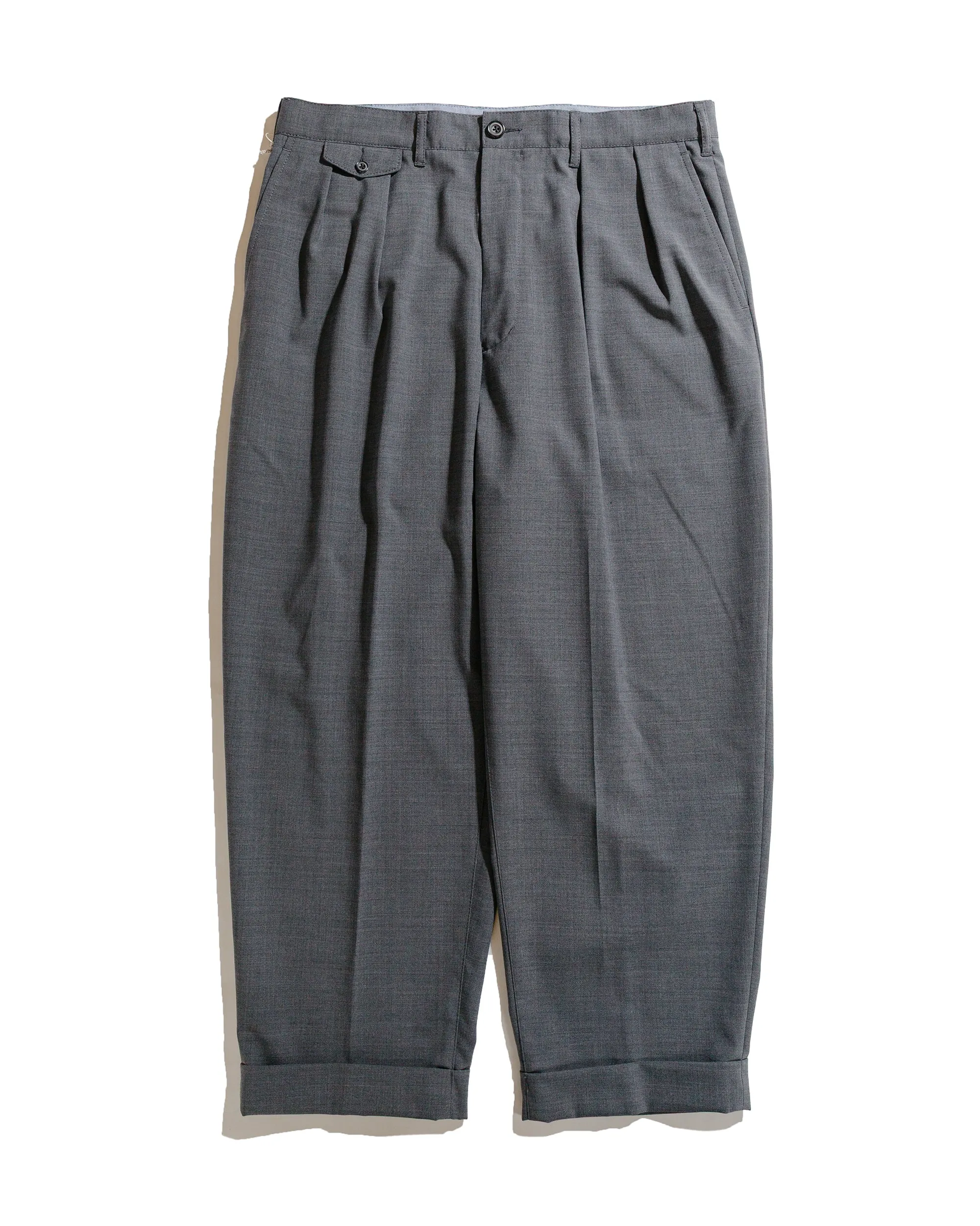 Arcade Anti - Mammal Beams Plus 2Pleats Wool Tropical Grey