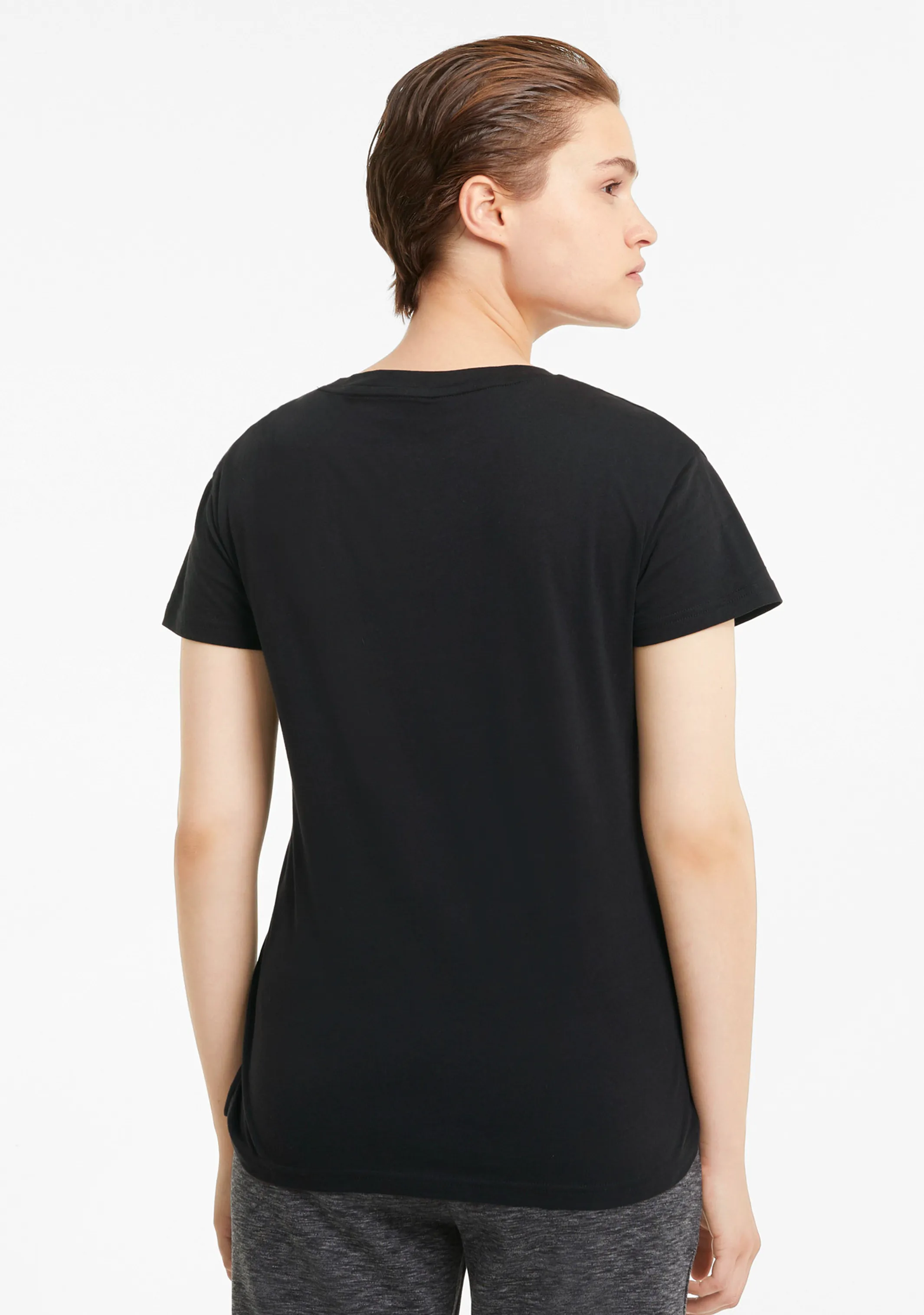Puma WomenS Graphic Logo Tee Comfortable Elastic Seasonable