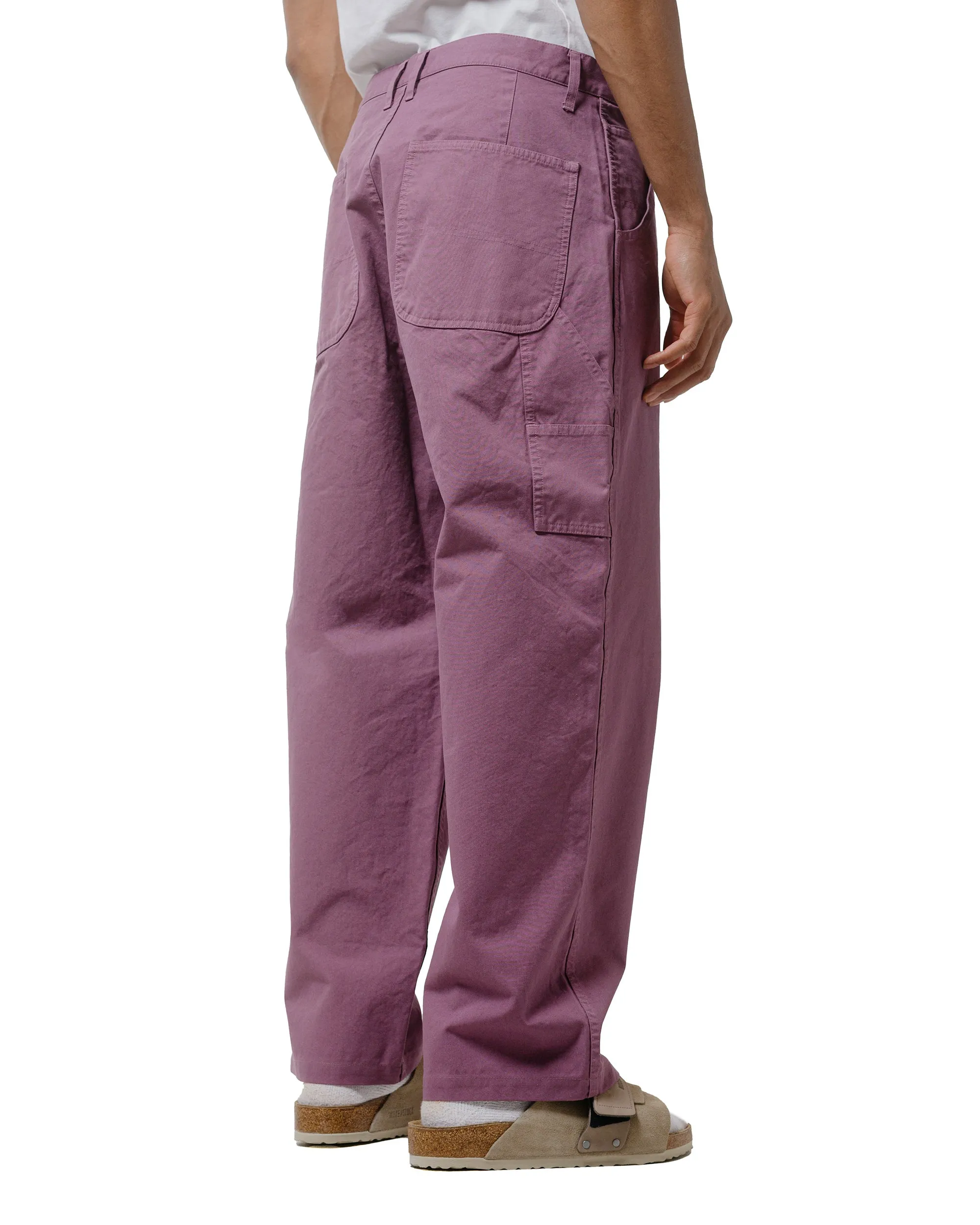 Ts(S) Painter Pants Garment Dye Double Twisted Cotton Canvas Cloth Lilac Indestructible Comfort Method