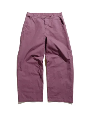 Ts(S) Painter Pants Garment Dye Double Twisted Cotton Canvas Cloth Lilac Comfortable Secure Motivation