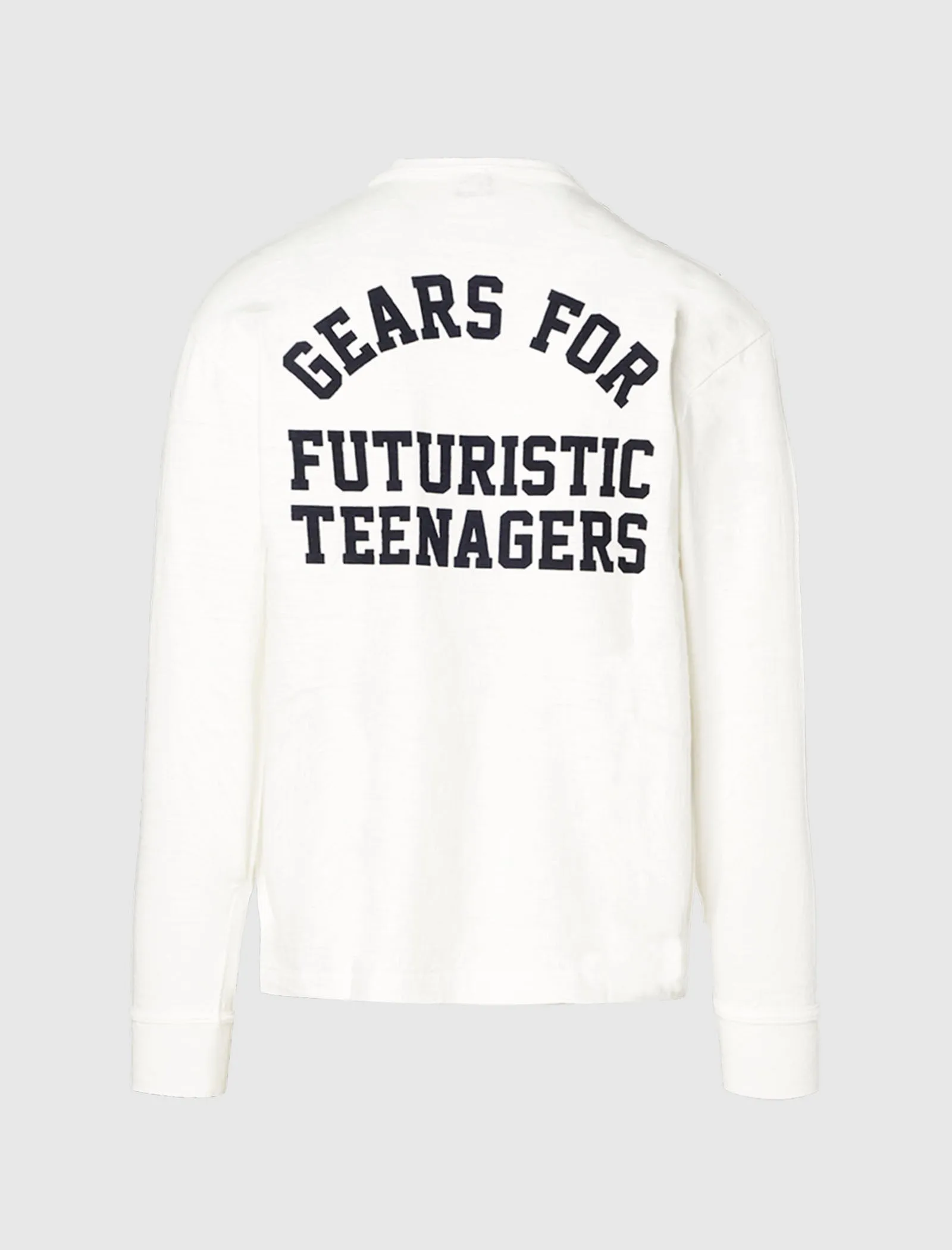 Graphic Long Sleeve Tee Heat-Retaining Index Decoration