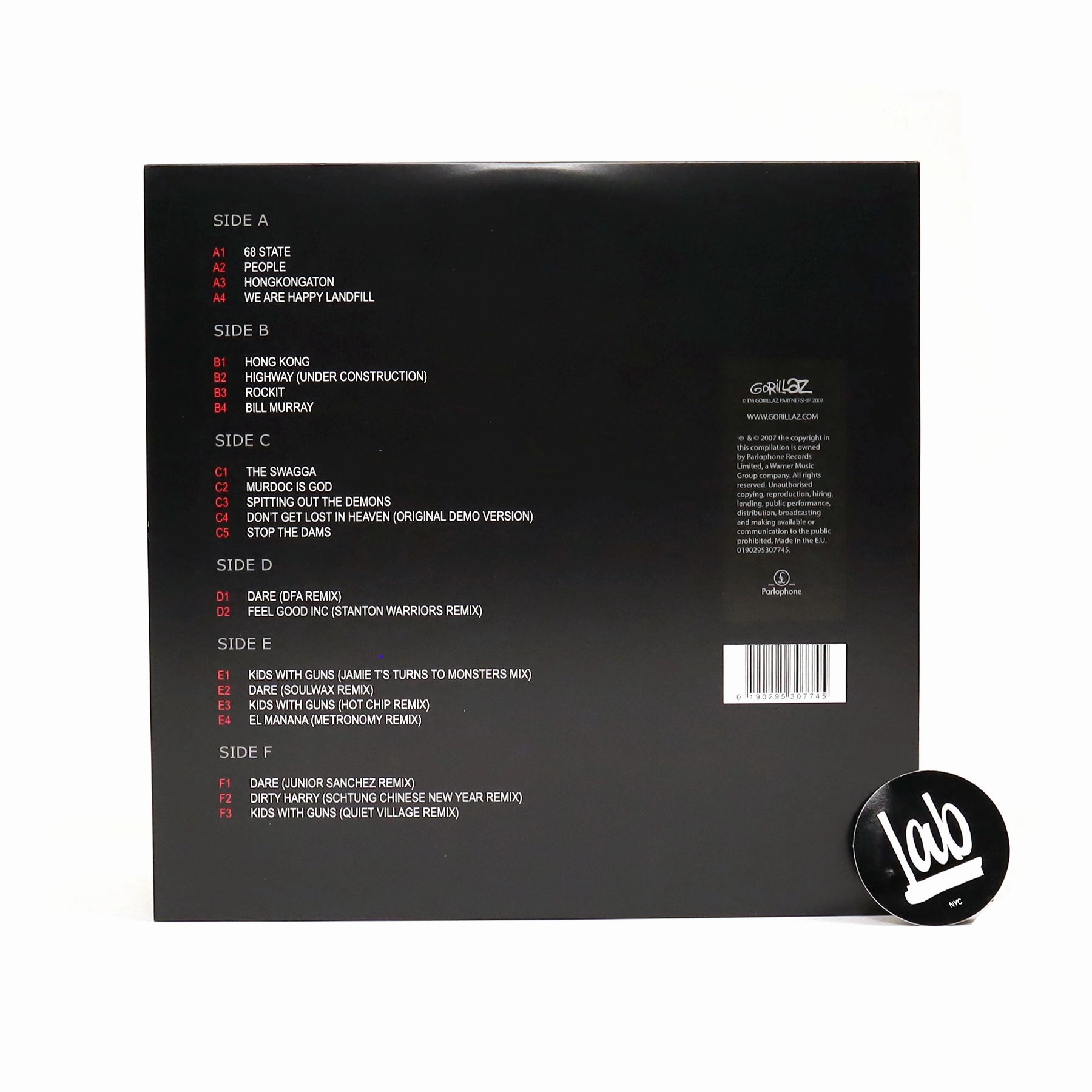 Gorillaz: D-Sides (180g) Vinyl 3LP