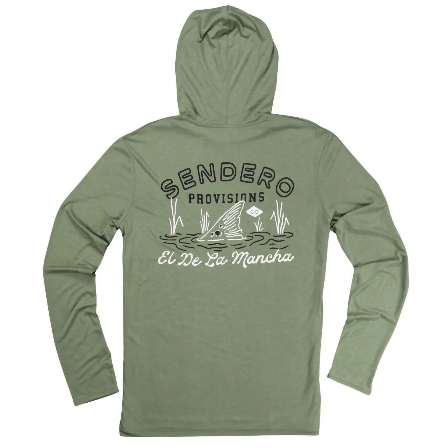 Pull à capuche graphique Yucatan Bamboo El De La Mancha en imprimé sage San Juan