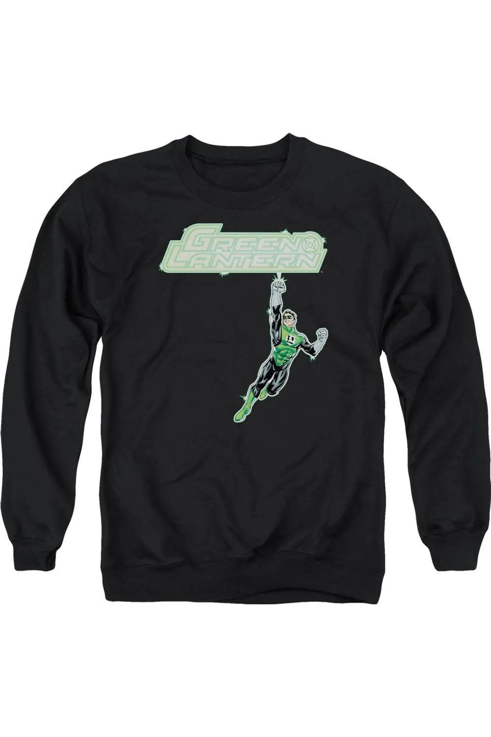 Pull à capuche adulte avec logo Green Lantern en énergie construite