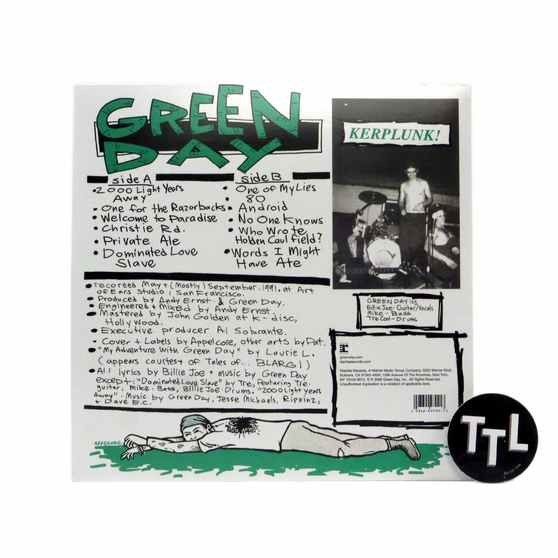 Green Day: Kerplunk! Vinyl LP 7"