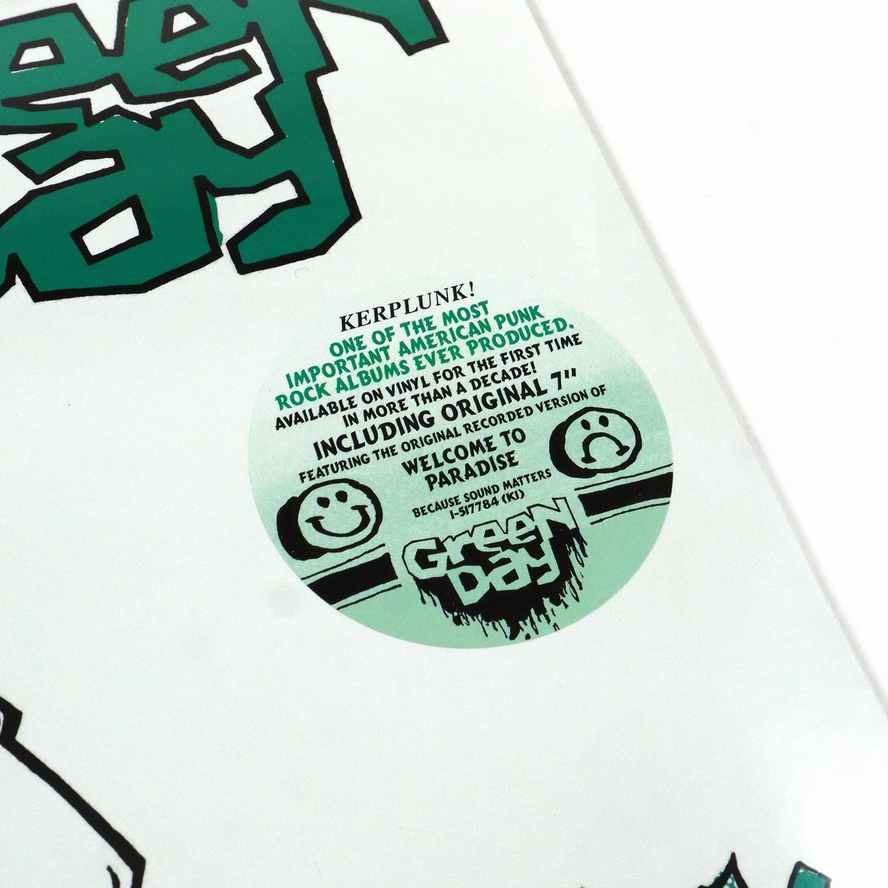 Green Day: Kerplunk! Vinyl LP 7"