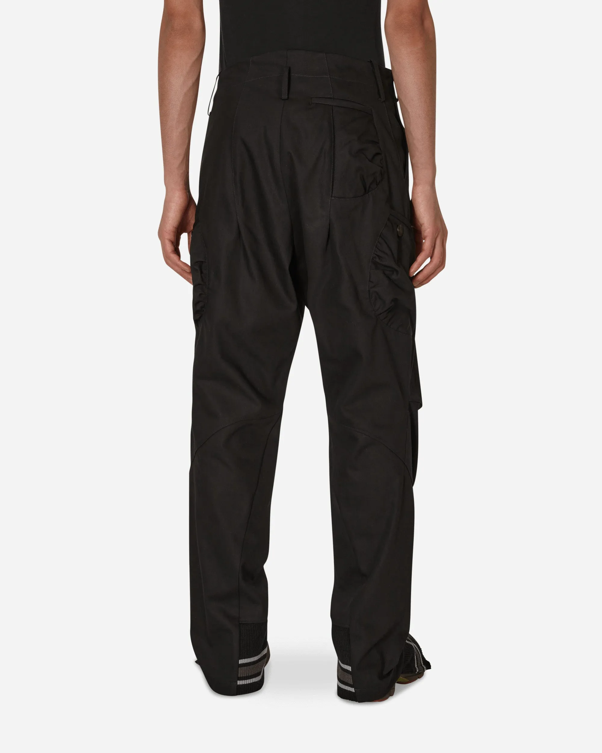 Elastic Body Design Detail Valakas Cargo Trousers Black