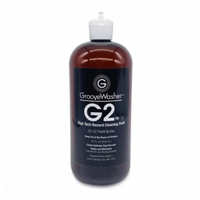 GrooveWasher: G2 Record Cleaning Fluid 32oz Refill Bottle hi-fi digital music server,hi-fi speaker wall mount,hi-fi amp upgrade