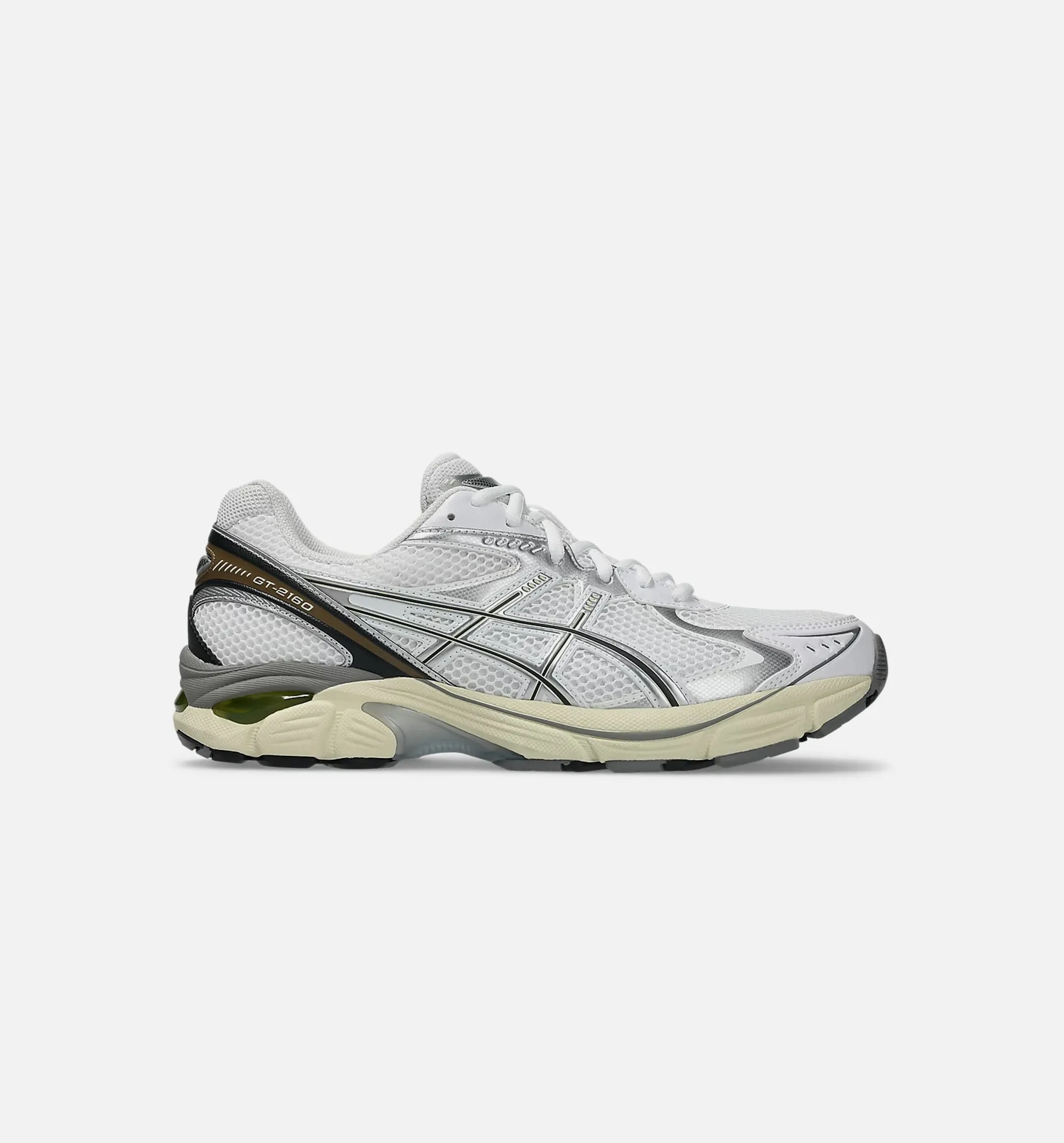 Gt 2160 Mens Lifestyle Shoe - White/Soft Yellow Wide Toe Box Sewn Seams