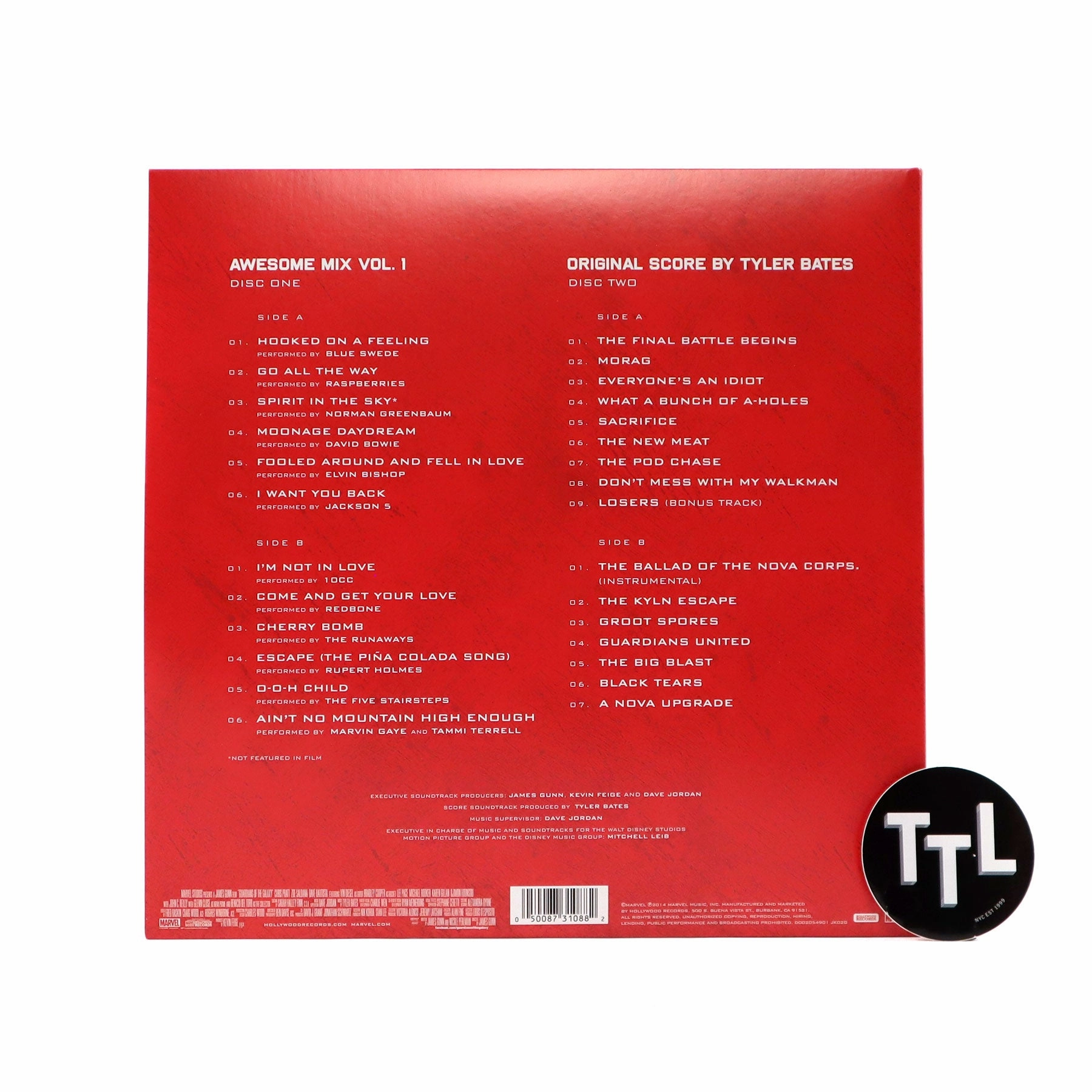 Guardians Of The Galaxy: Soundtrack - Songs From   Original Score Deluxe Vinyl Edition 2LP