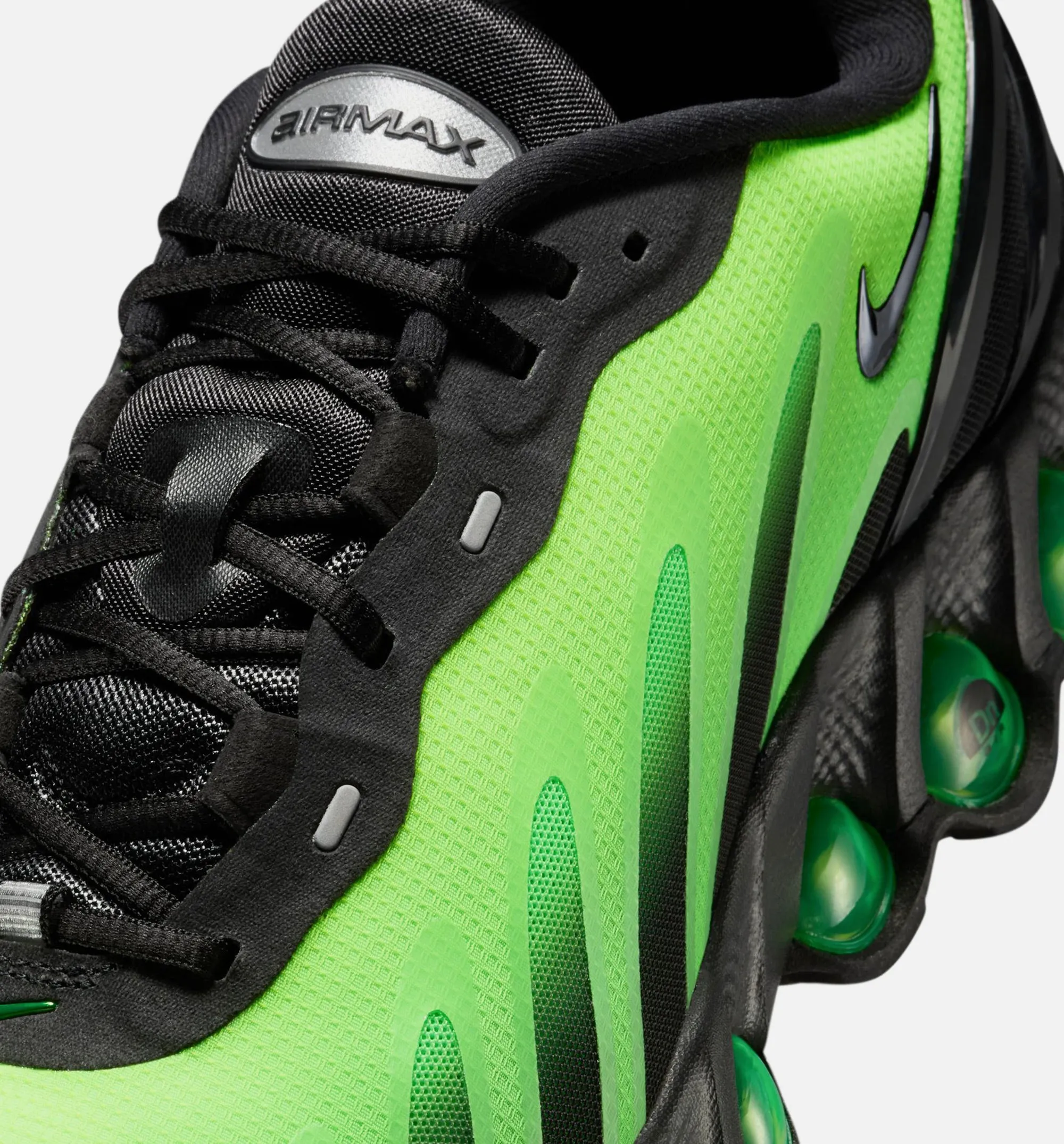 Air Max Dn8 Mens Lifestyle Shoe - Black/Green Strike/Volt/Black Breathable Canvas Style