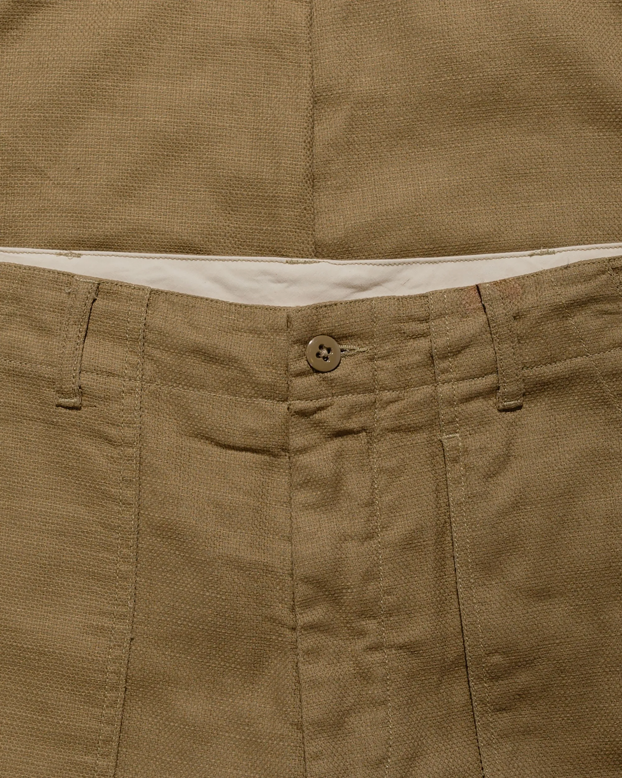 Engineered Garments Fatigue Pant Khaki Cl Java Cloth Straps With Animaling