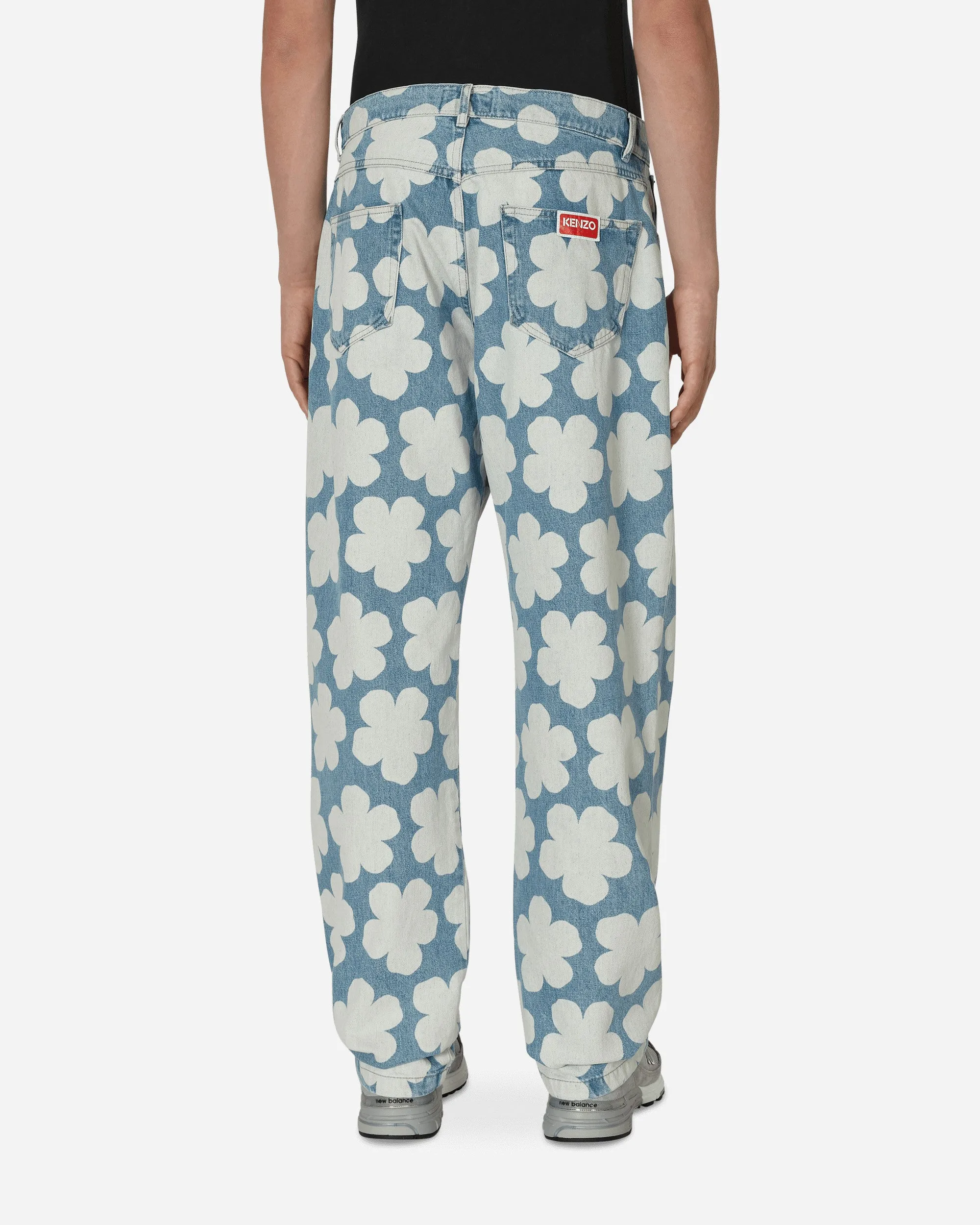 Superior Feature Definitely Hana Dots Loose Fit Jeans Blue