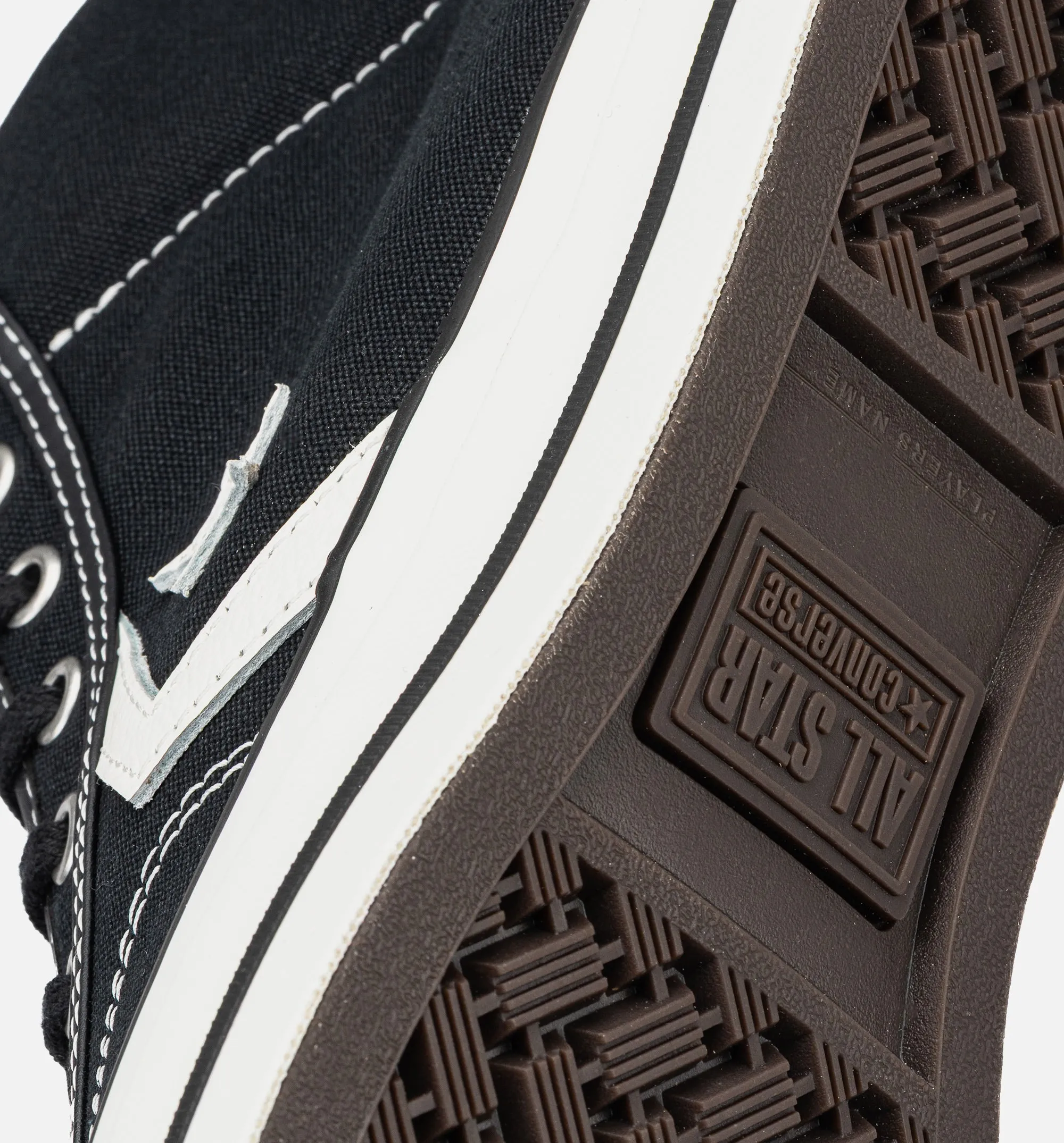Garden Star Player 76 High Top Mens Lifestyle Shoe - Black/Vintage White