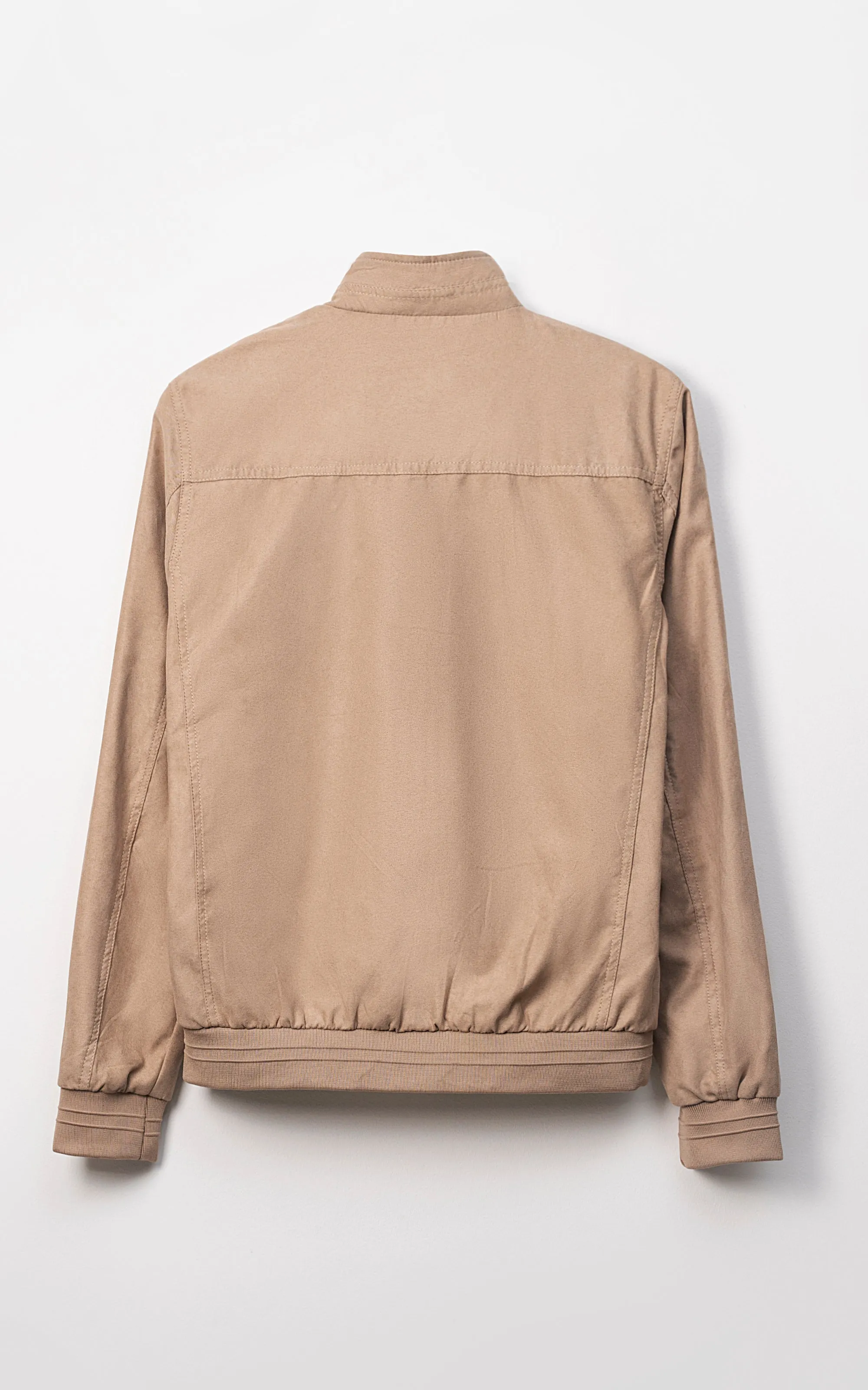 Reacting Name Brand Jacket Full Sleeve Light Brown