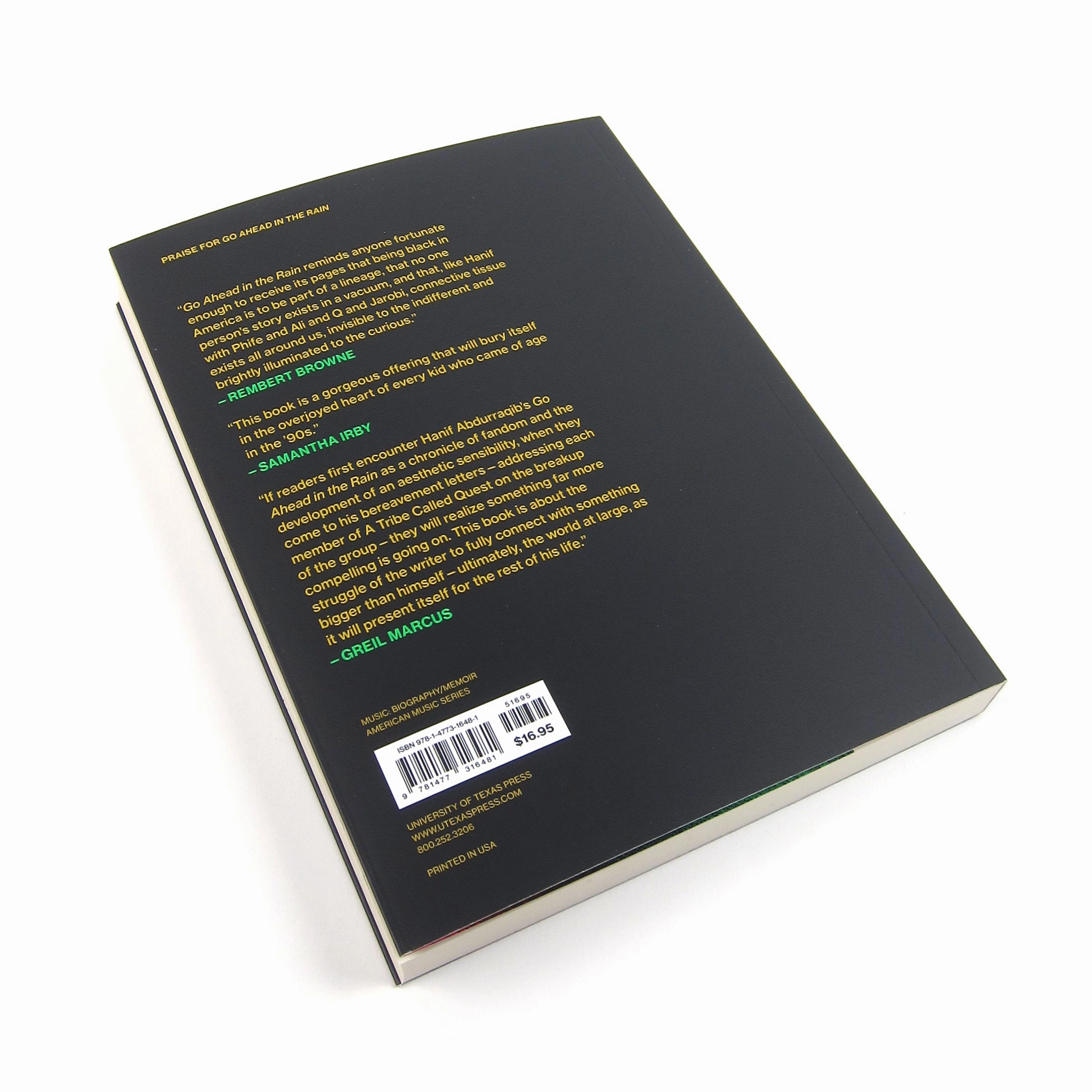 Hanif Abdurraqib: Go Ahead in the Rain - Notes to A Tribe Called Quest Book